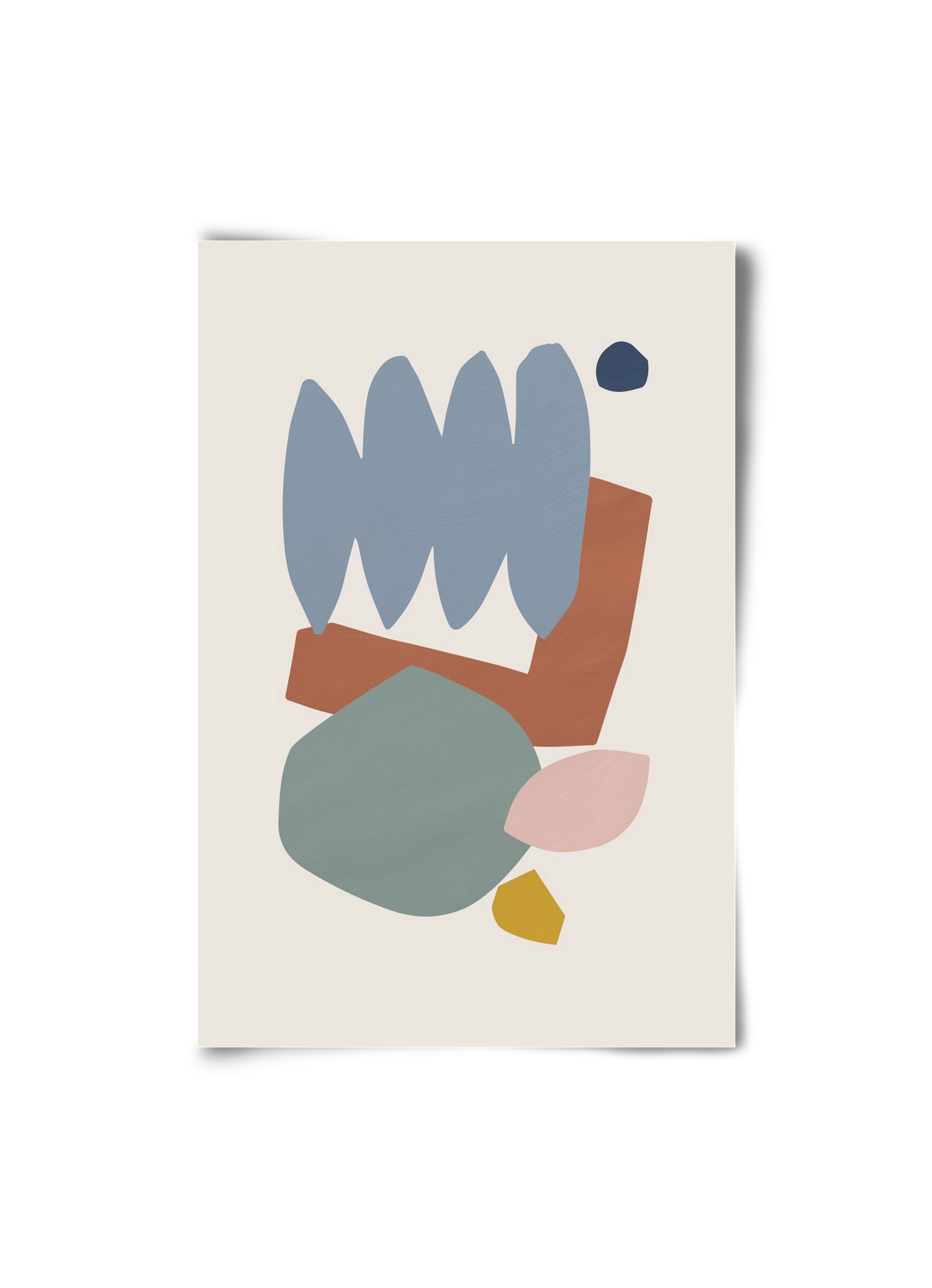 Collage Pastel II, 20x30 cm, Keret nélkül