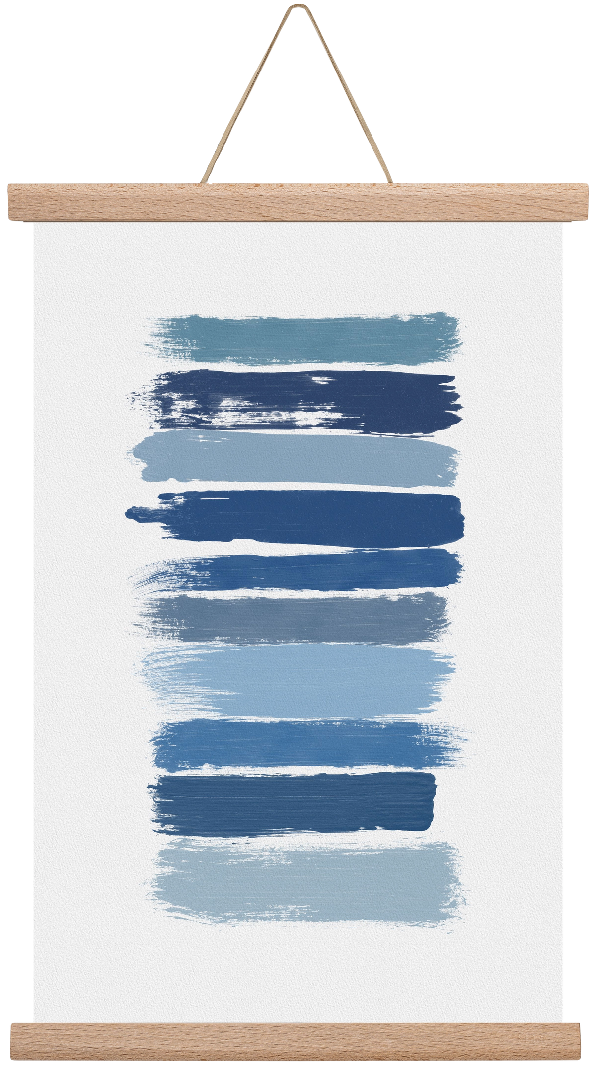 Ombre Blue, 30x45 cm (30x45 cm), Tölgy akasztó