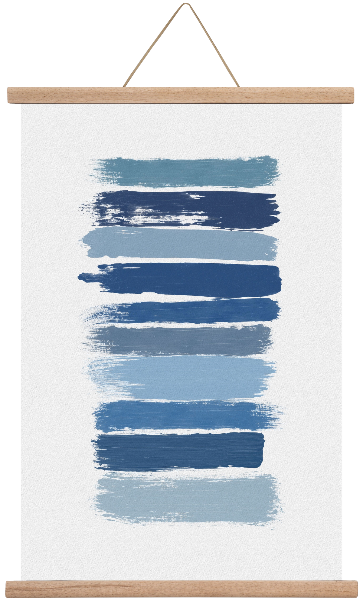 Ombre Blue, 40x60 cm (40x60 cm), Tölgy akasztó