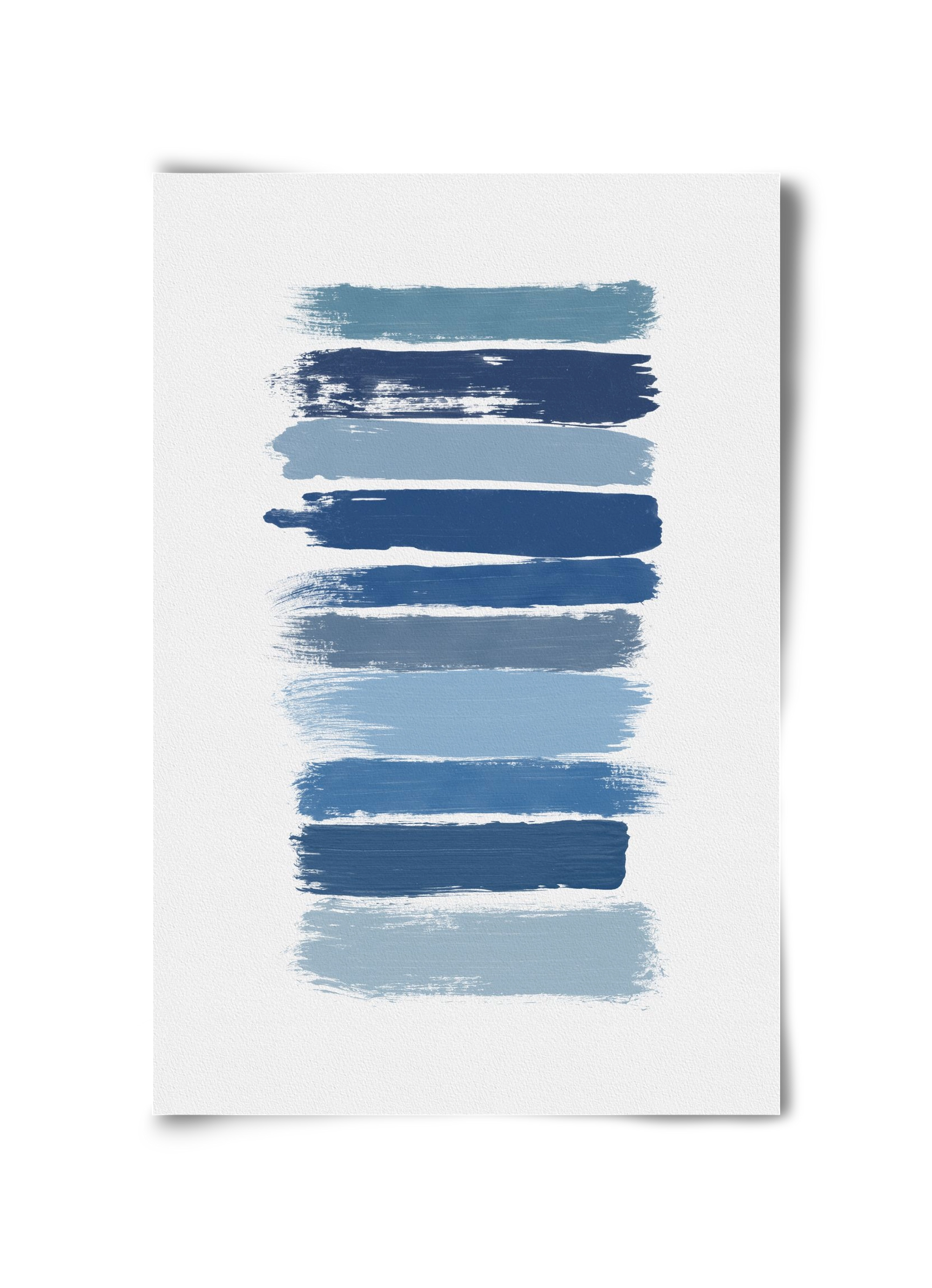 Ombre Blue, 30x45 cm, Keret nélkül