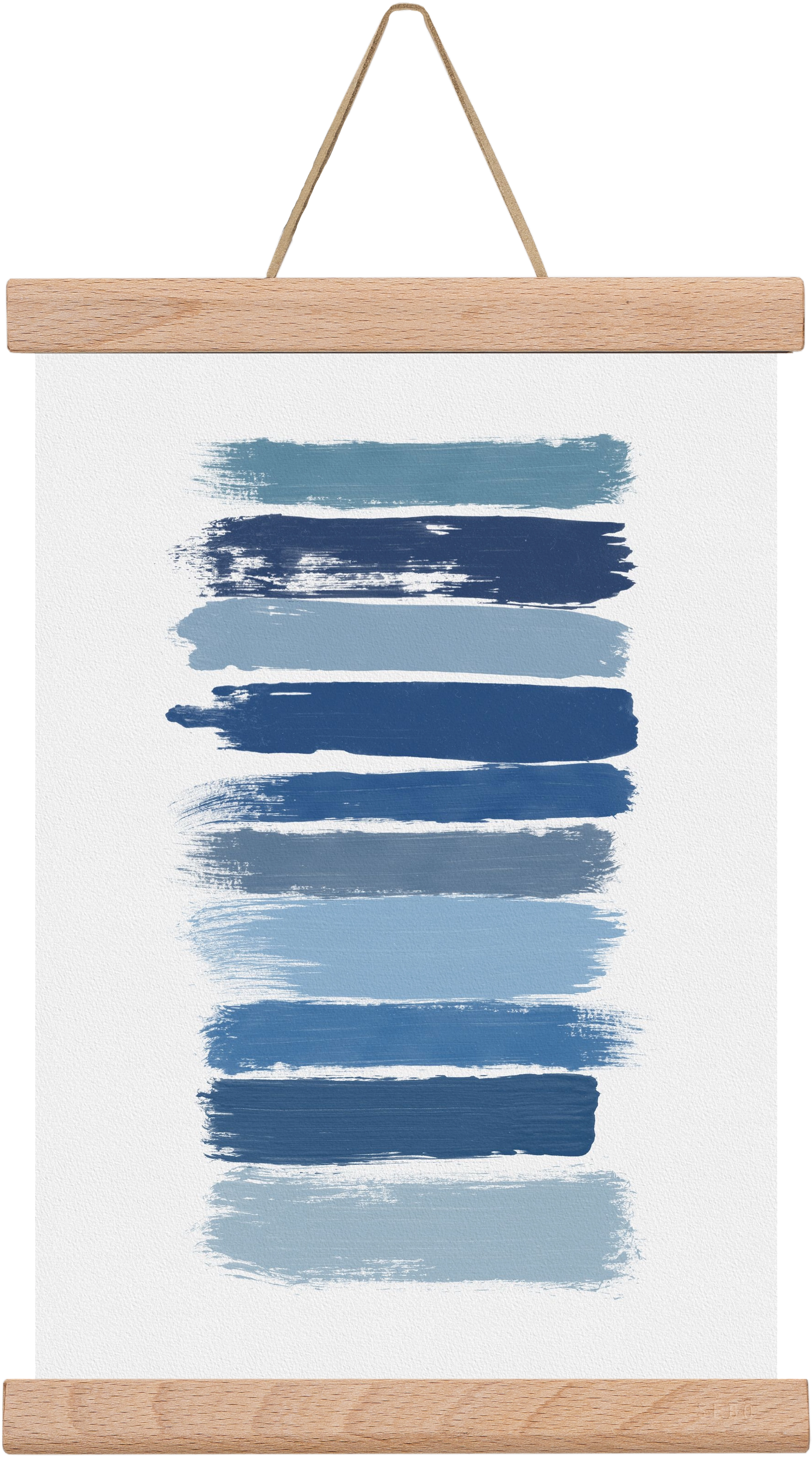 Ombre Blue, 20x30 cm (20x30 cm), Tölgy akasztó