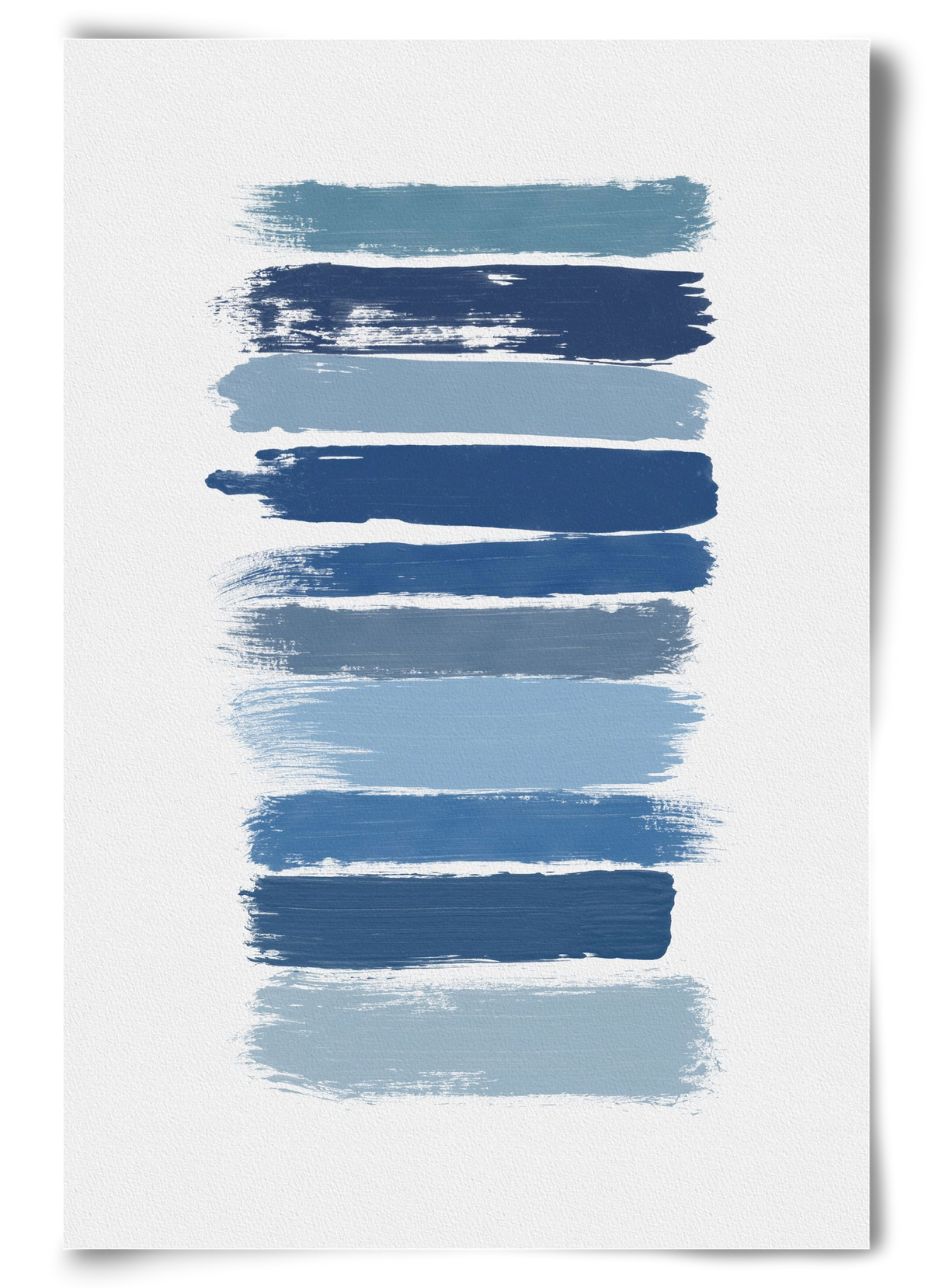 Ombre Blue, 60x90 cm, Keret nélkül