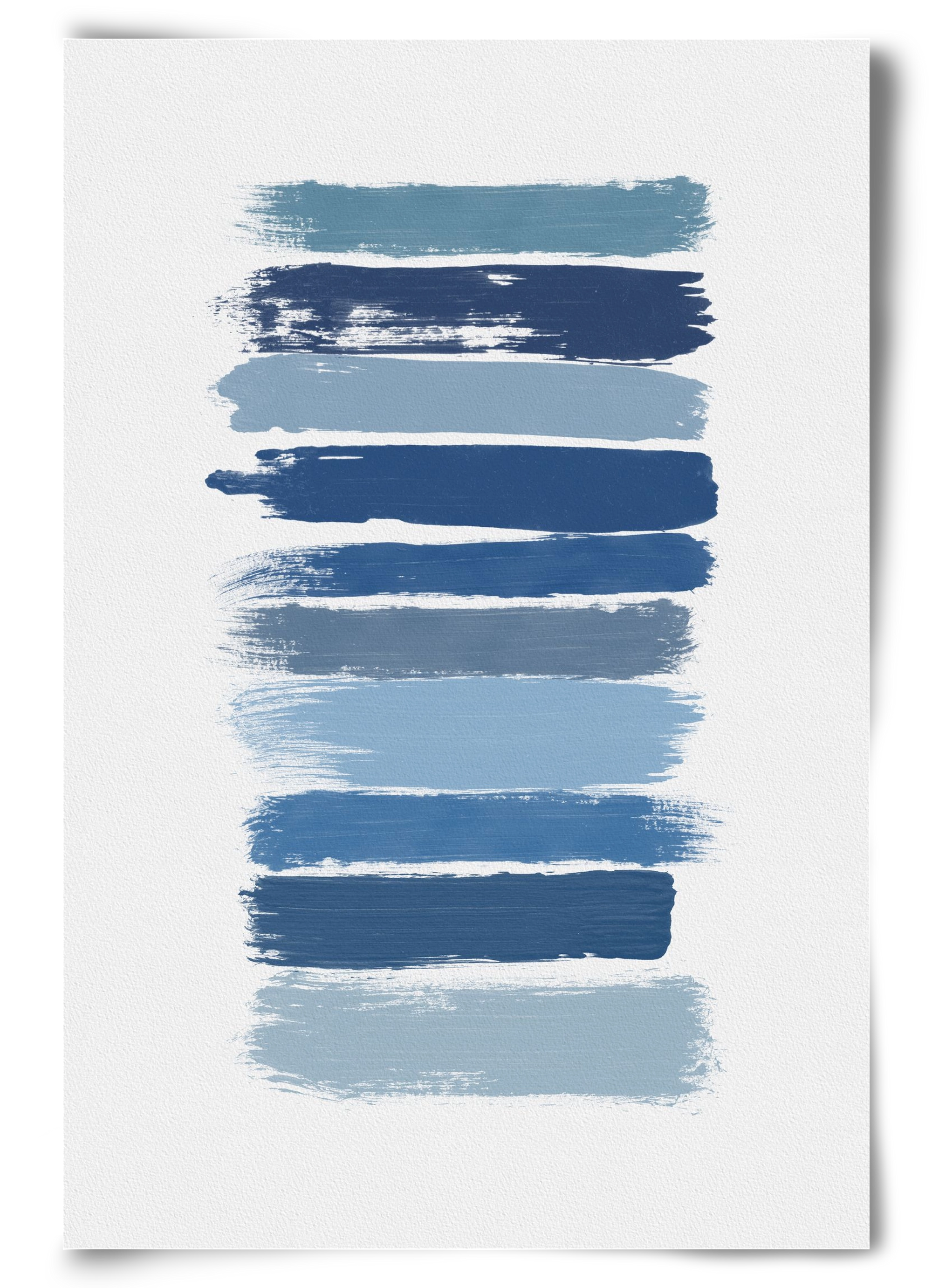 Ombre Blue, 60x90 cm, Keret nélkül