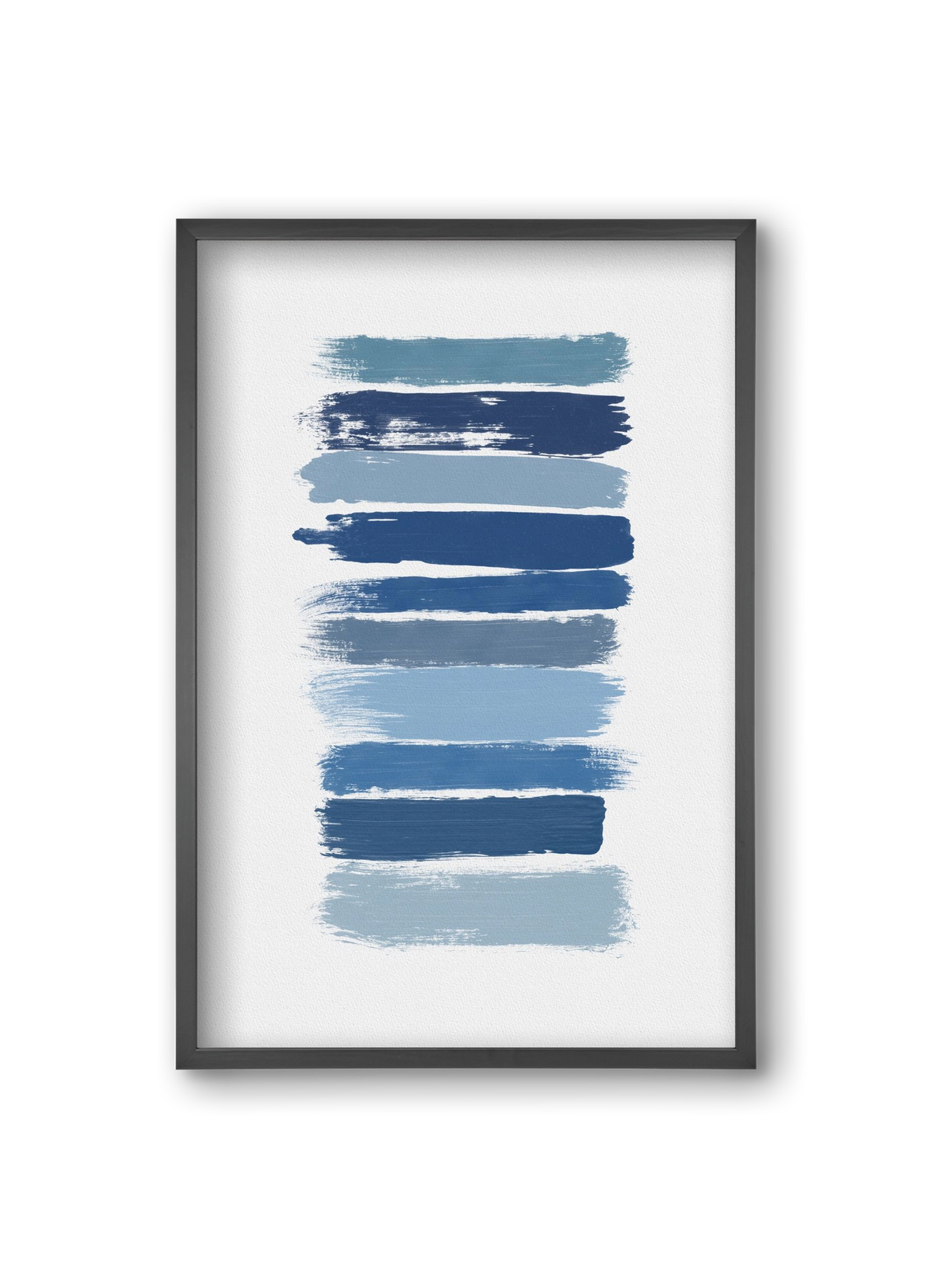 Ombre Blue, 20x30 cm (20x30 cm), Fekete keret