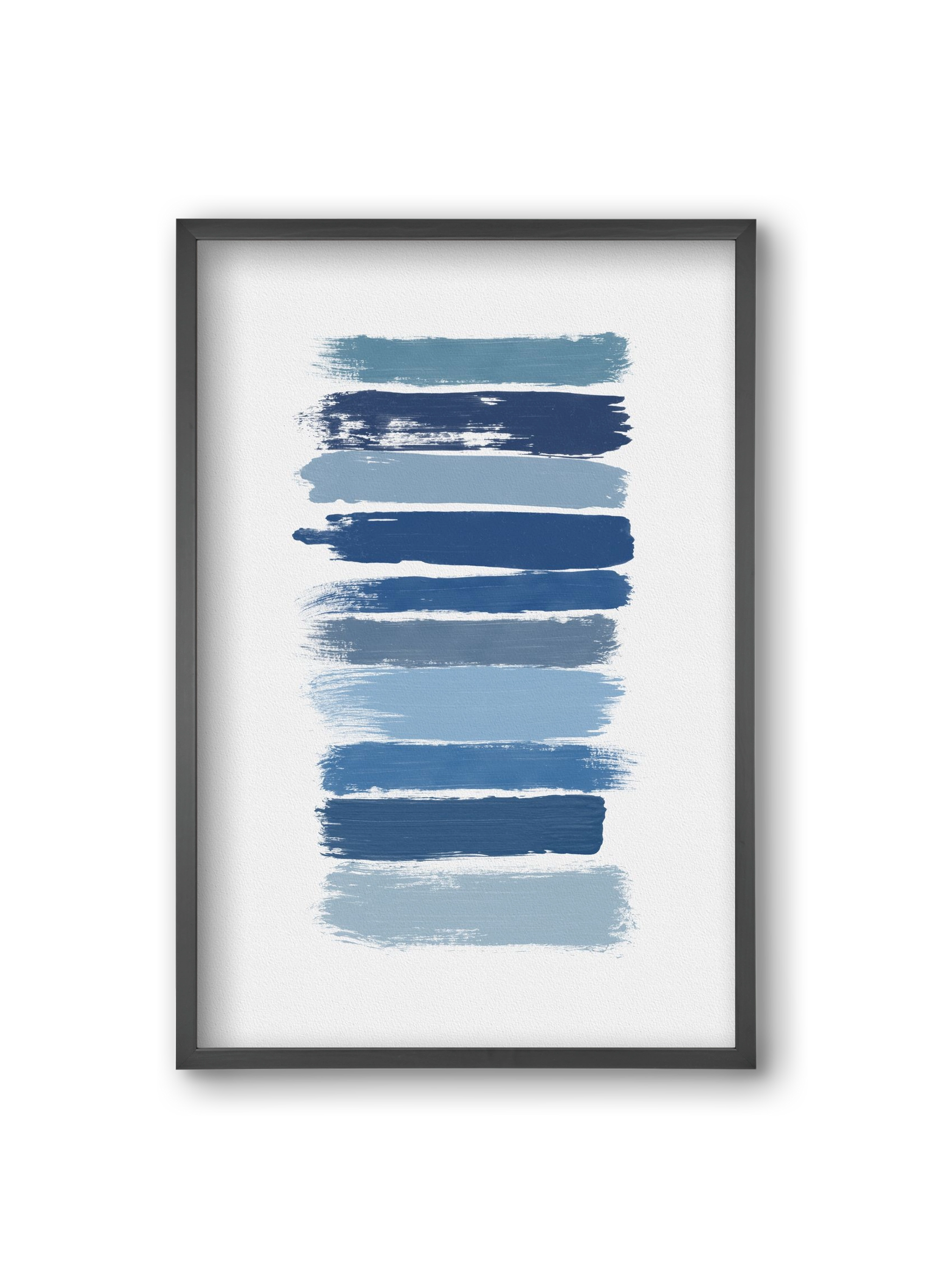 Ombre Blue, 20x30 cm (20x30 cm), Fekete keret