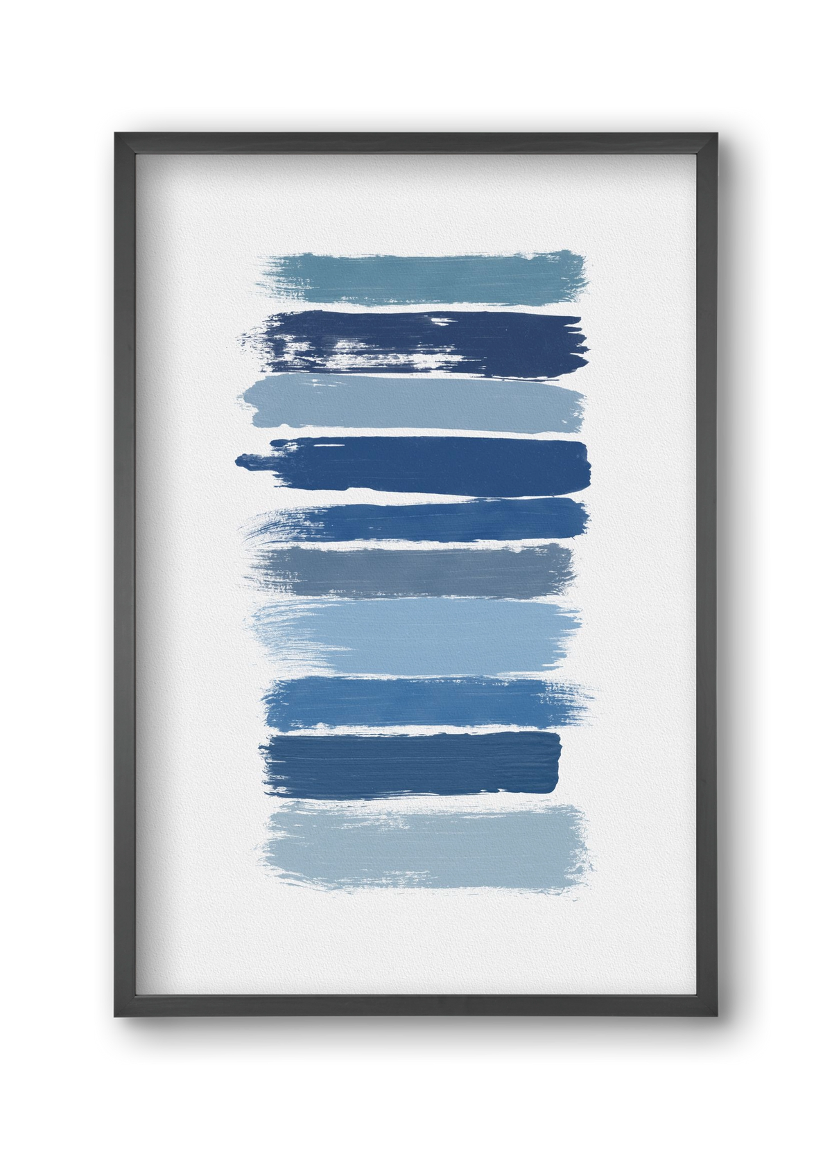 Ombre Blue, 30x45 cm (30x45 cm), Fekete keret