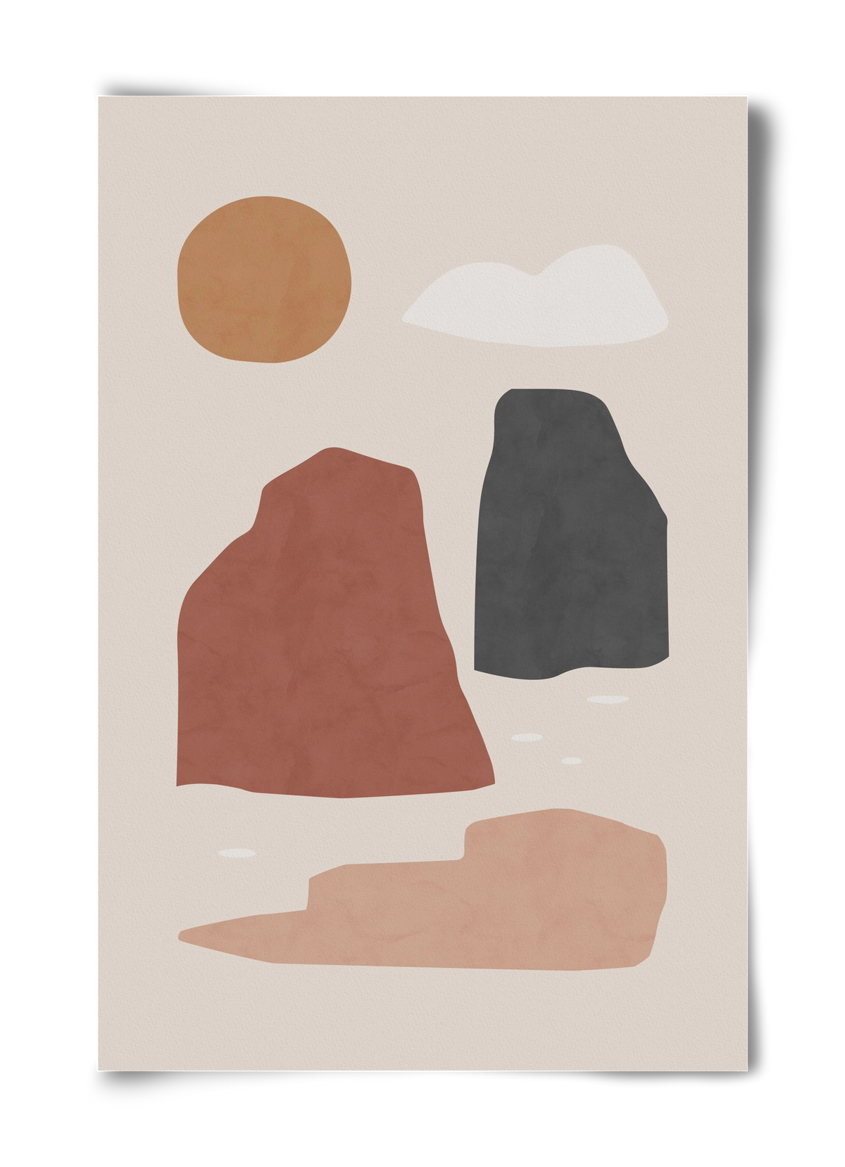 Landscape & Sun, 40x60 cm, Keret nélkül