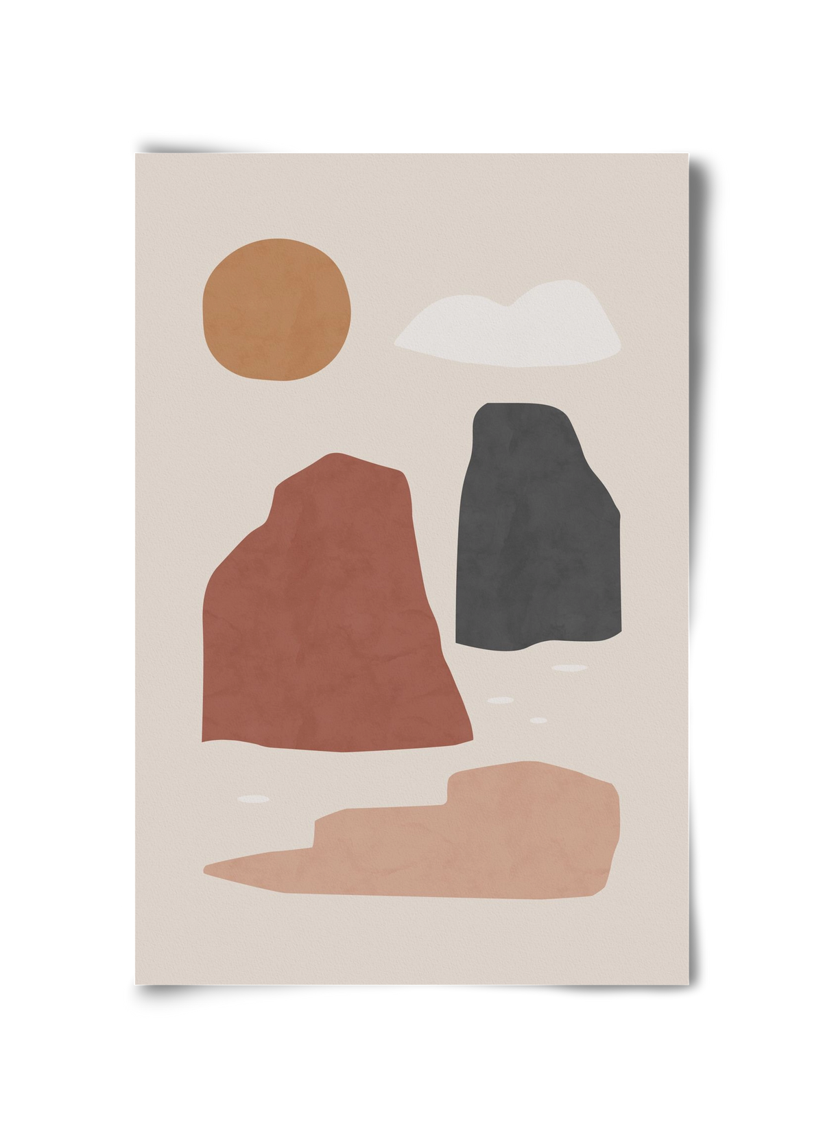 Landscape & Sun, 30x45 cm, Keret nélkül