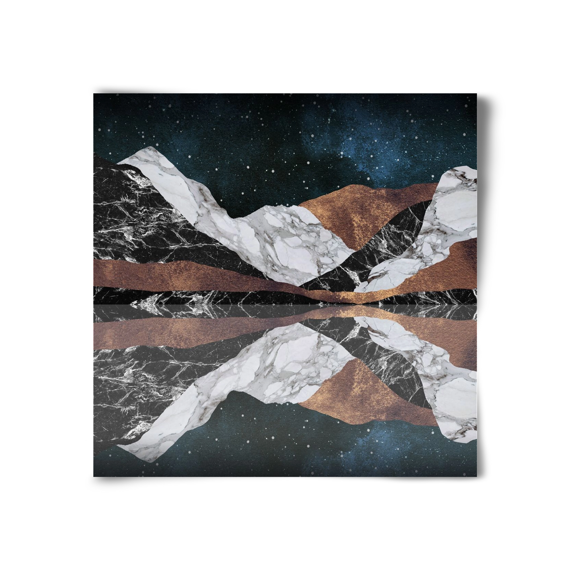 Landscape Mountains, 30x30 cm, Keret nélkül