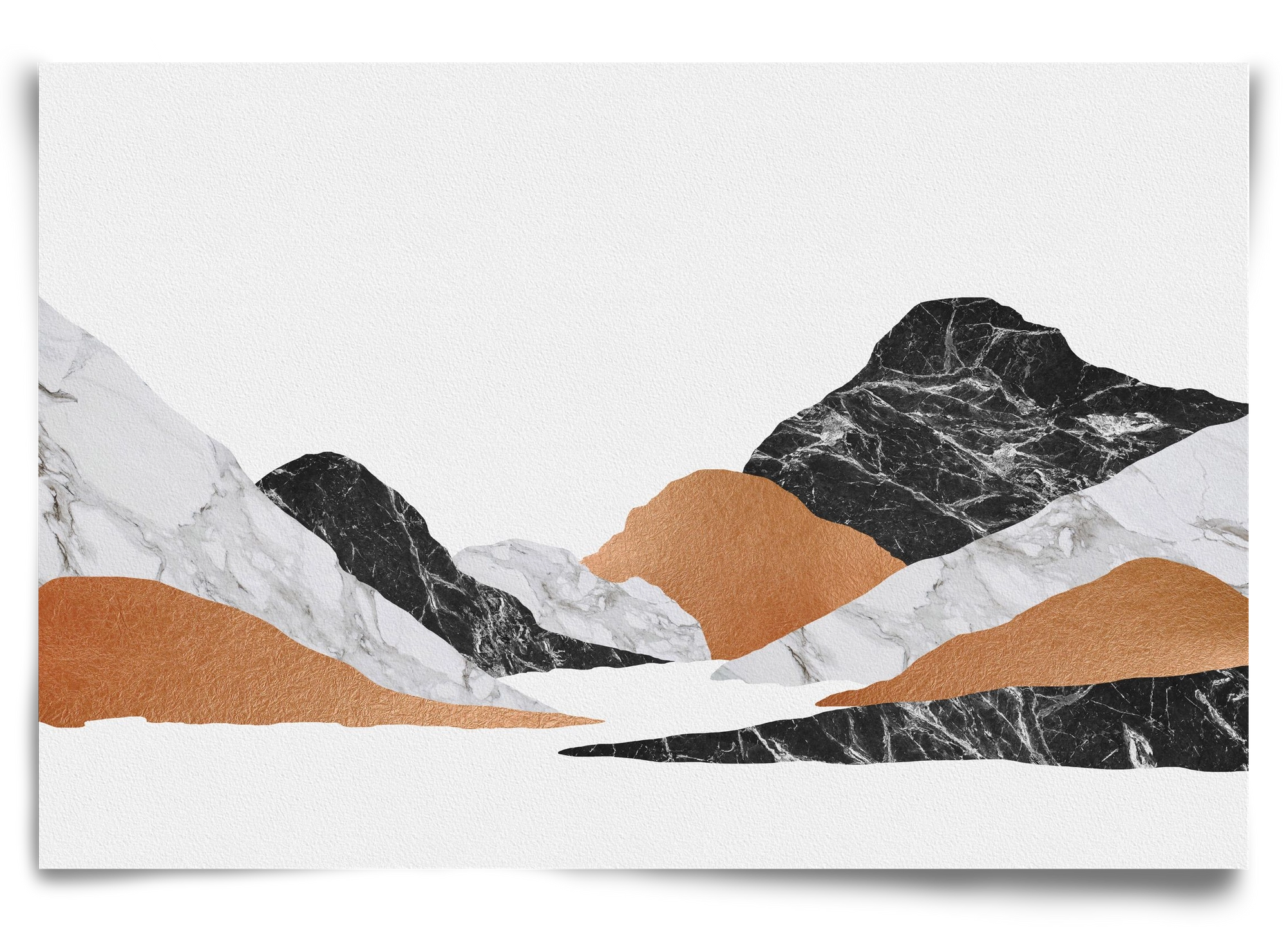 Marble Landscape II, 90x60 cm, Keret nélkül