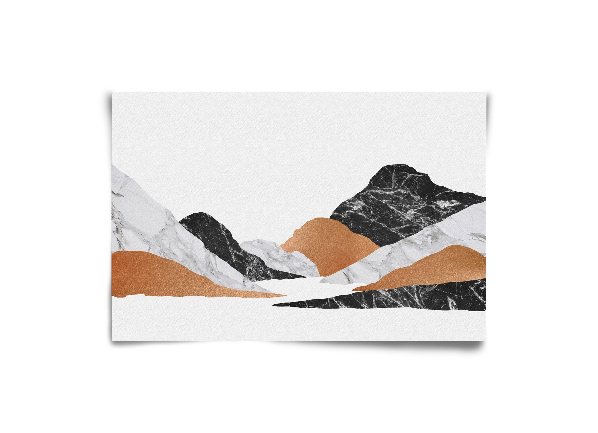 Marble Landscape II, 30x20 cm, Keret nélkül