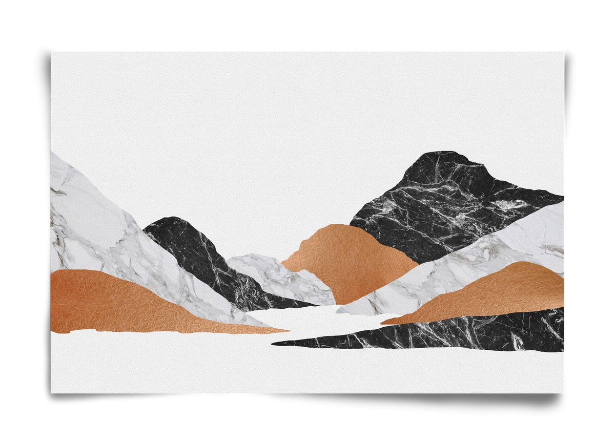 Marble Landscape II, 60x40 cm, Keret nélkül