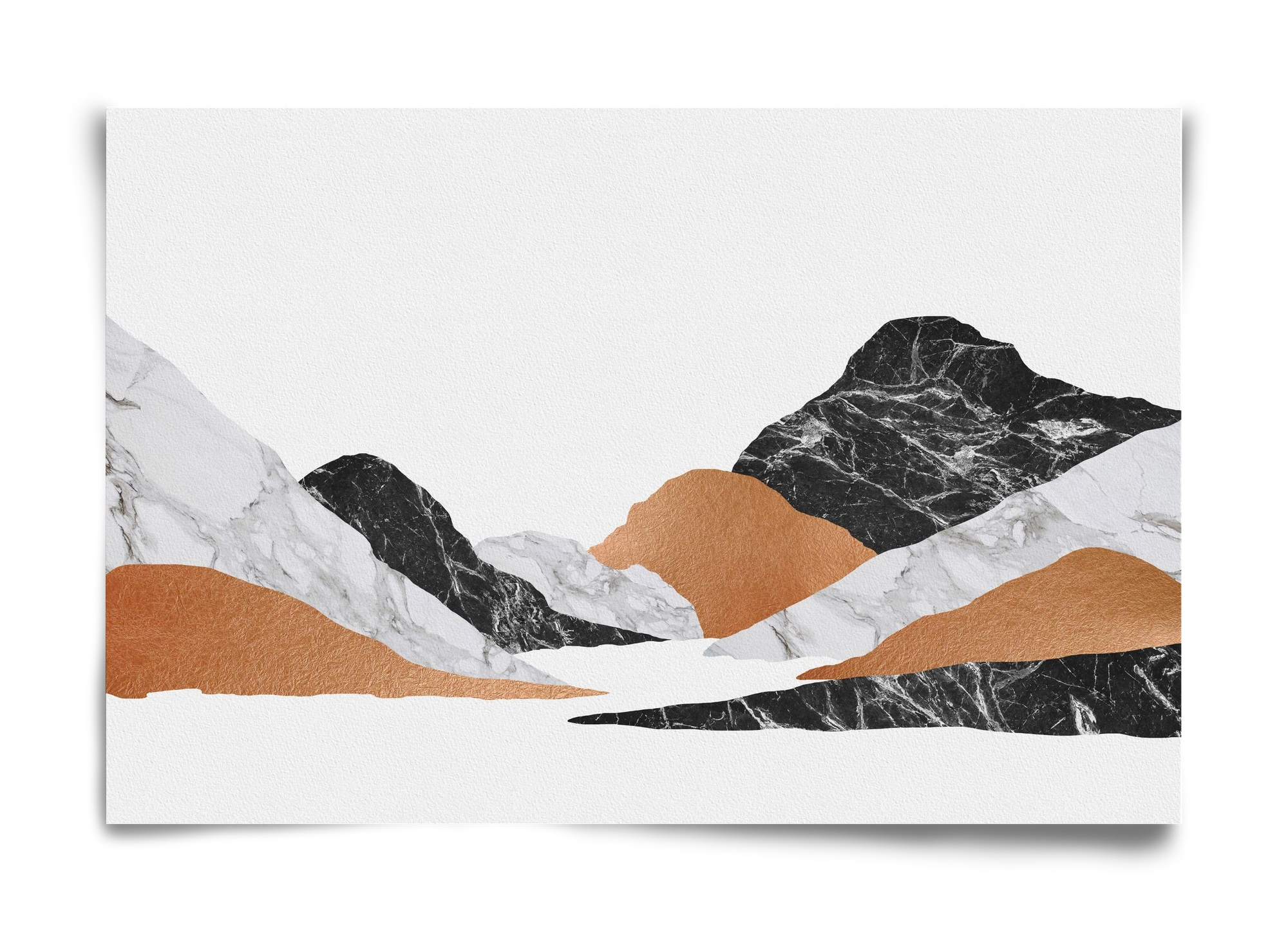 Marble Landscape II, 60x40 cm, Keret nélkül