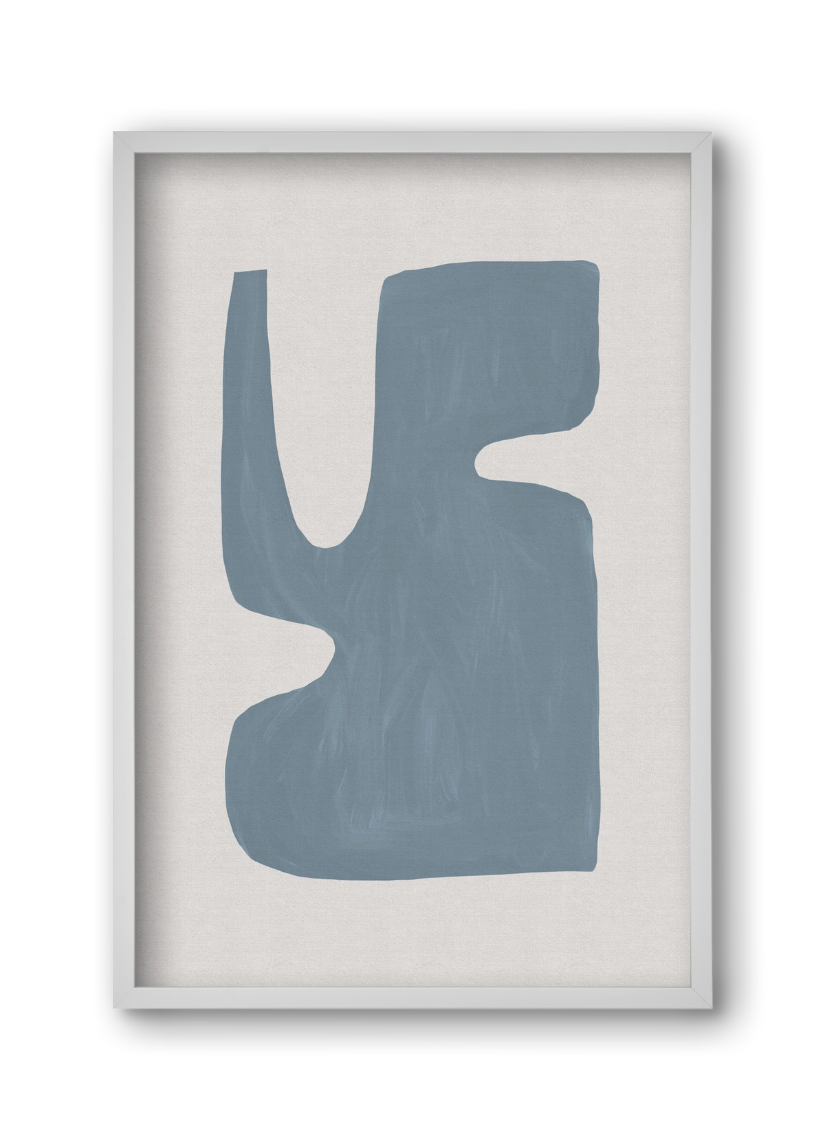 Mid Century Blue I, 30x45 cm (30x45 cm), Fehér keret