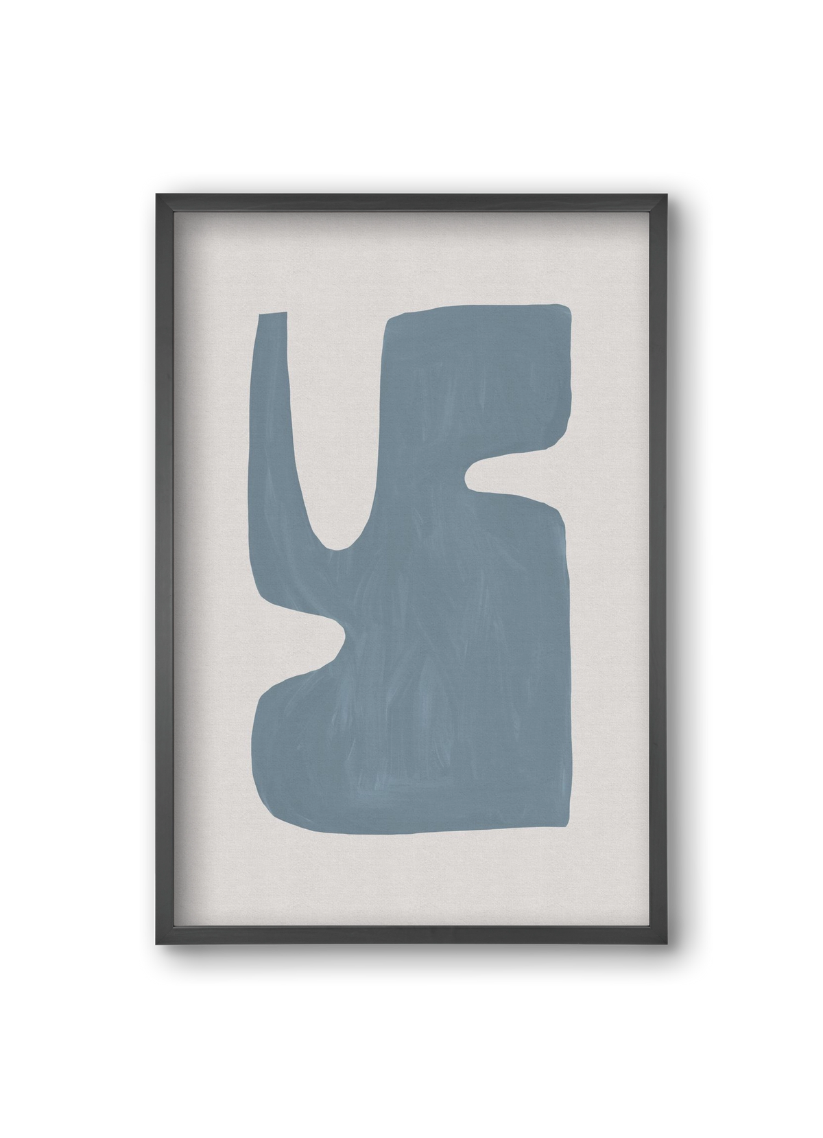 Mid Century Blue I, 20x30 cm (20x30 cm), Fekete keret