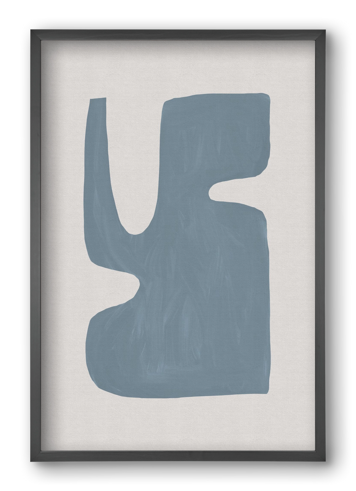 Mid Century Blue I, 40x60 cm (40x60 cm), Fekete keret