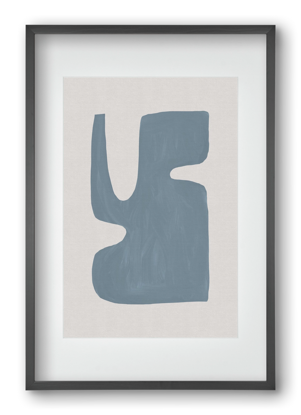 Mid Century Blue I, 40x60 cm (30x45 cm), Fekete keret, paszpartuval