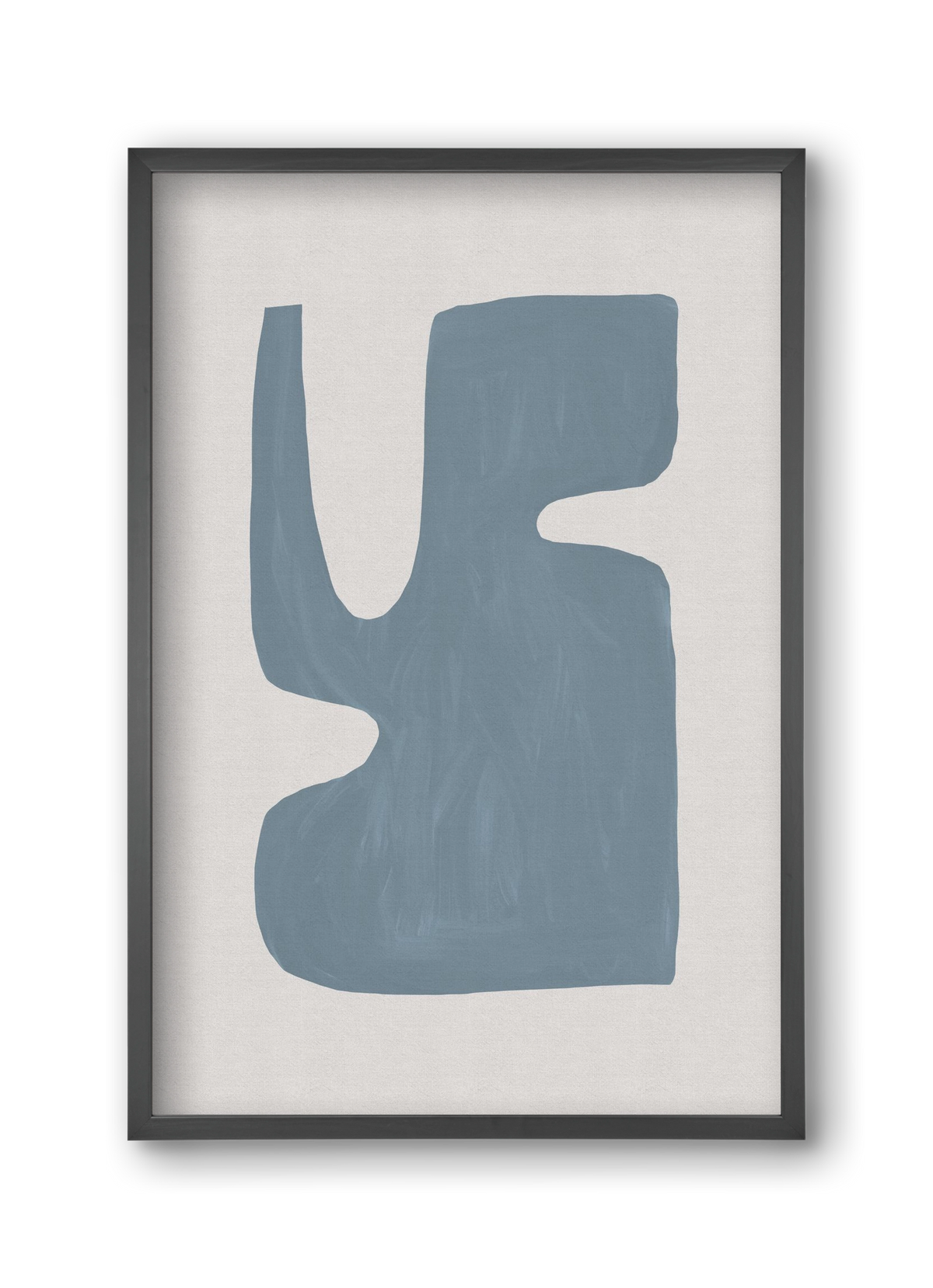 Mid Century Blue I, 30x45 cm (30x45 cm), Fekete keret
