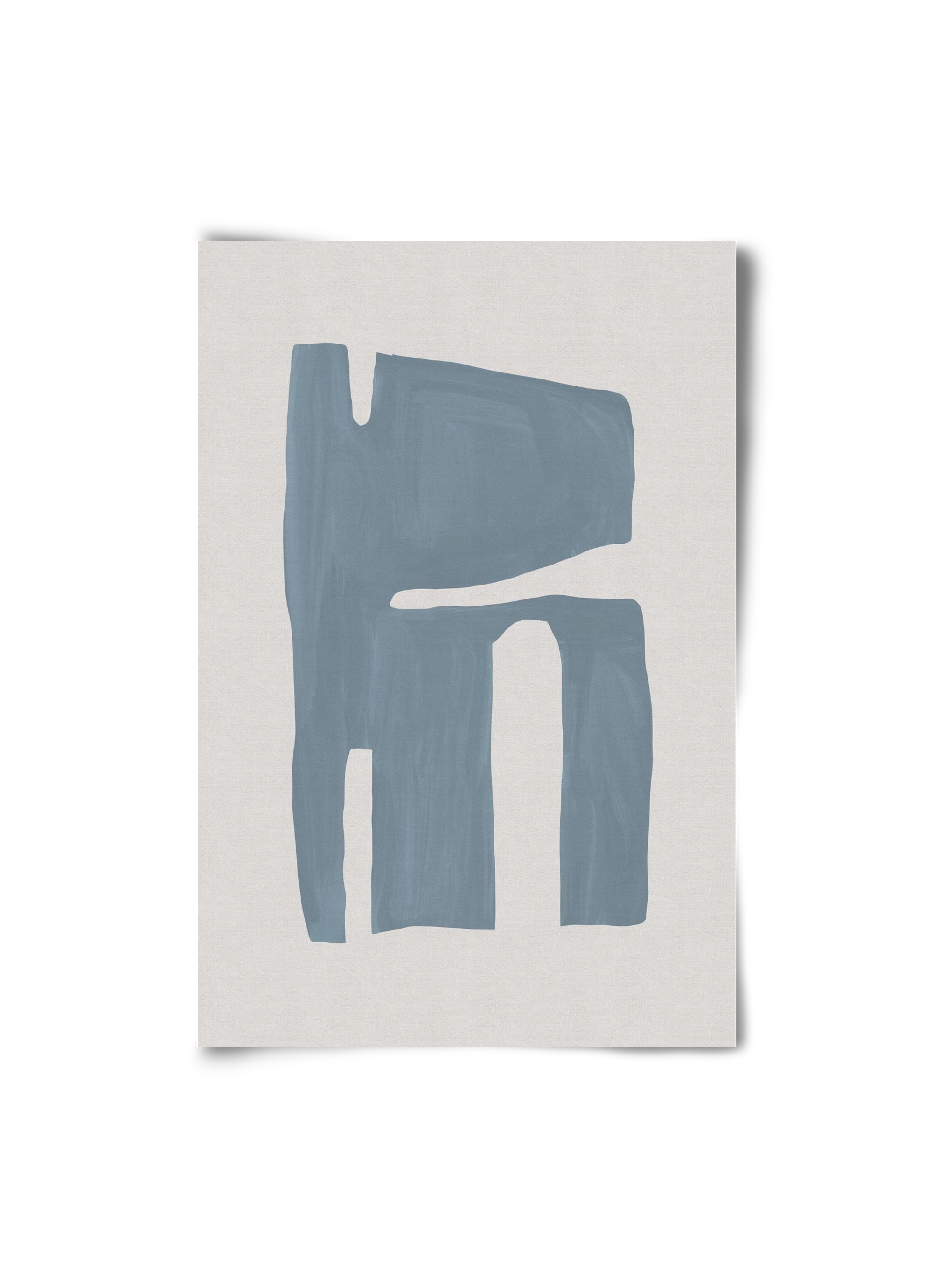 Mid Century Blue II, 20x30 cm, Keret nélkül