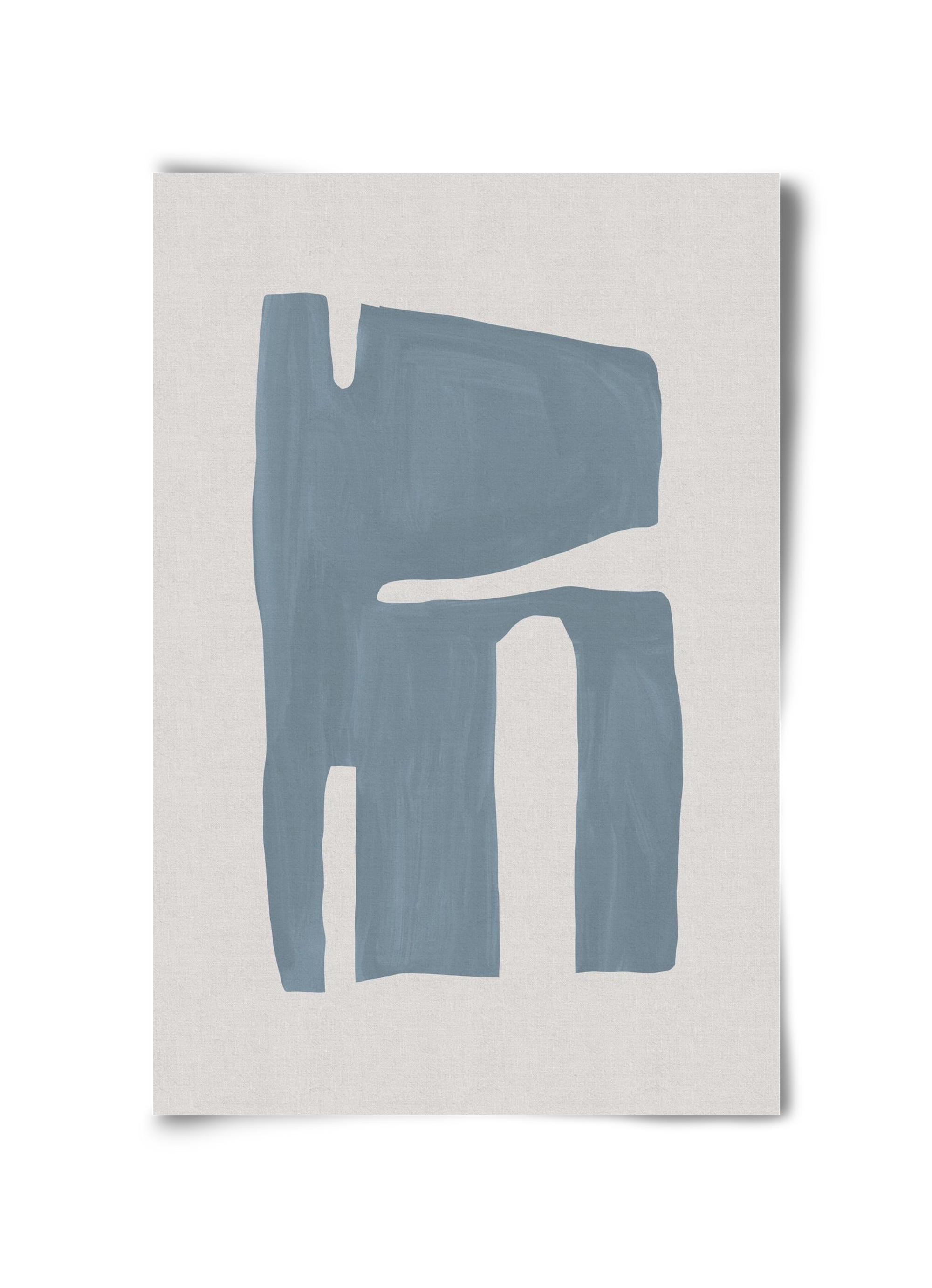 Mid Century Blue II, 30x45 cm, Keret nélkül