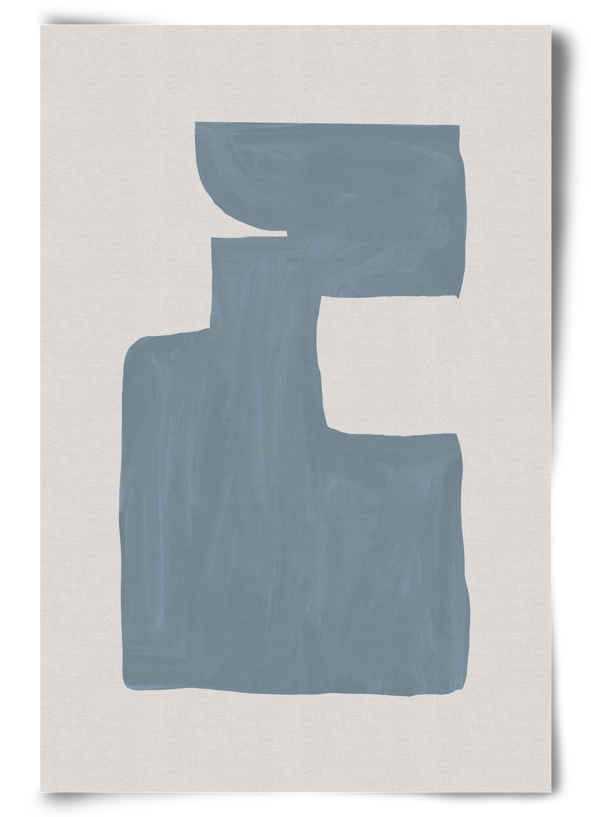 Mid Century Blue III, 60x90 cm, Keret nélkül