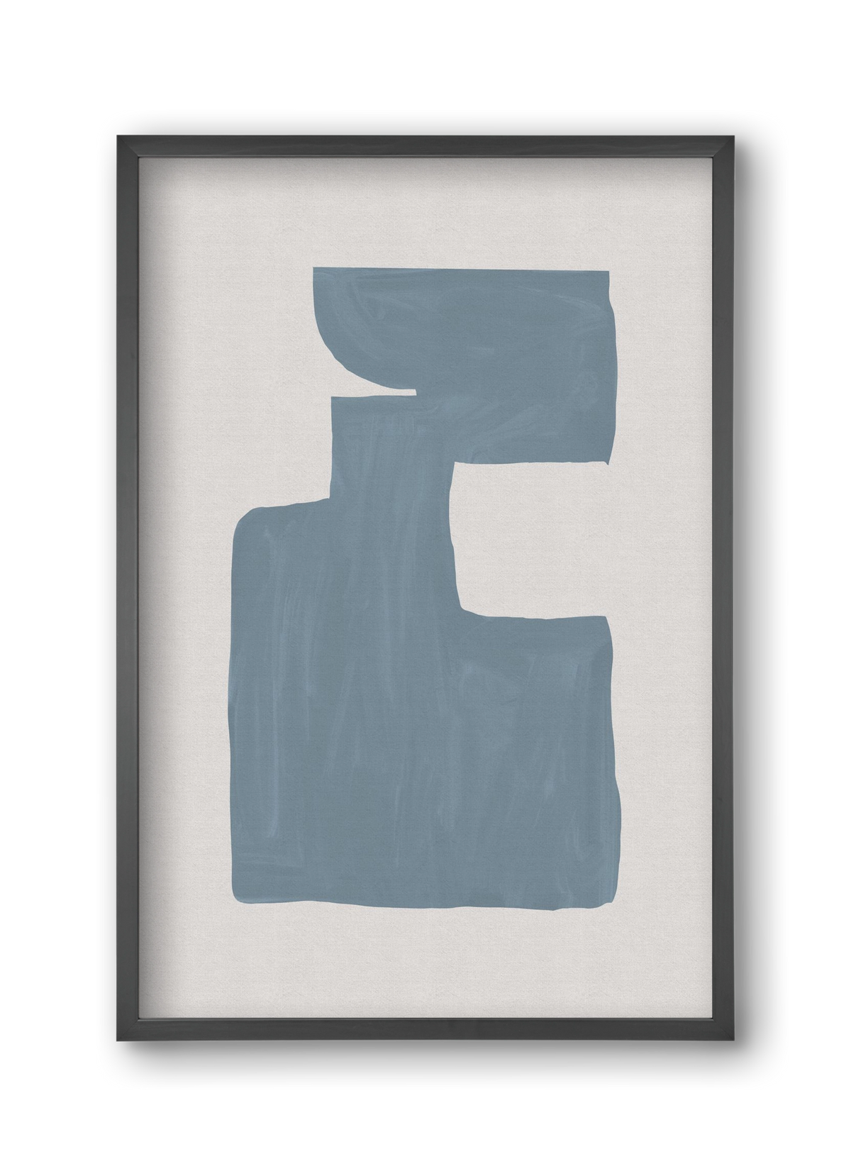 Mid Century Blue III, 30x45 cm (30x45 cm), Fekete keret
