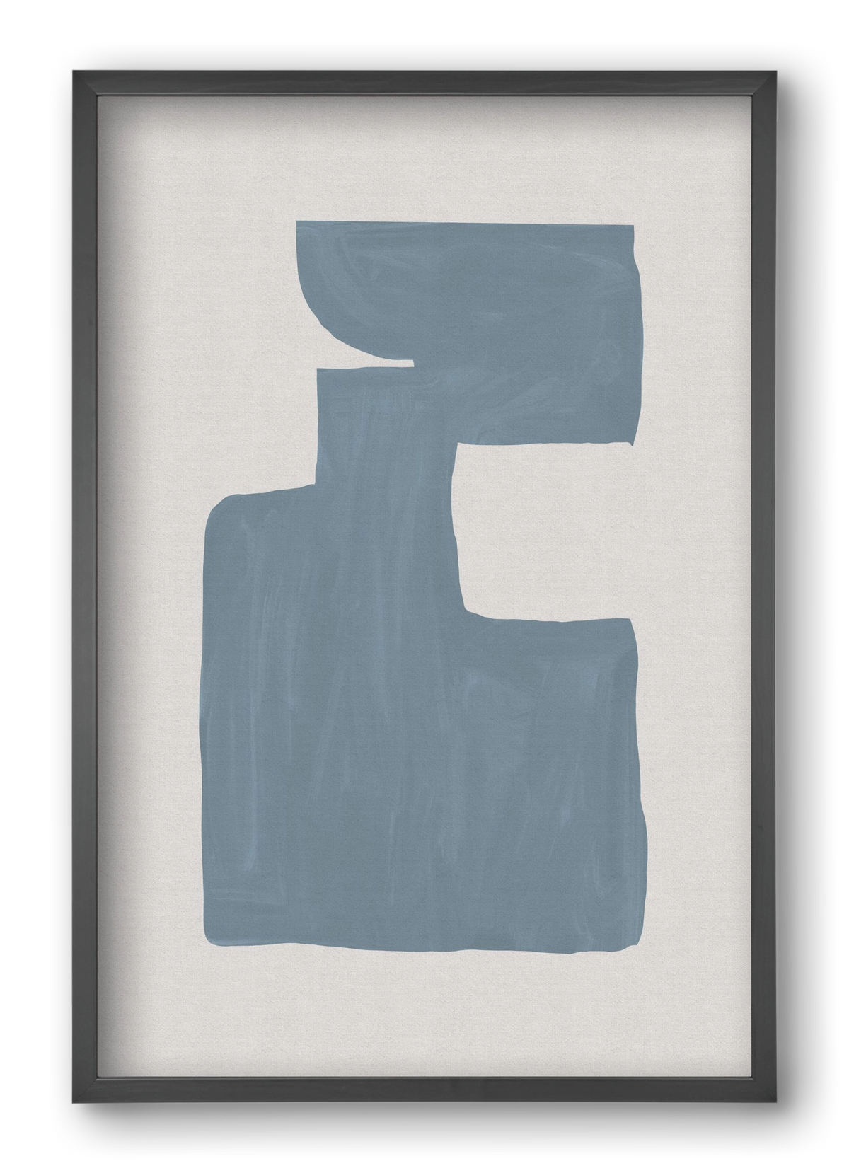 Mid Century Blue III, 40x60 cm (40x60 cm), Fekete keret