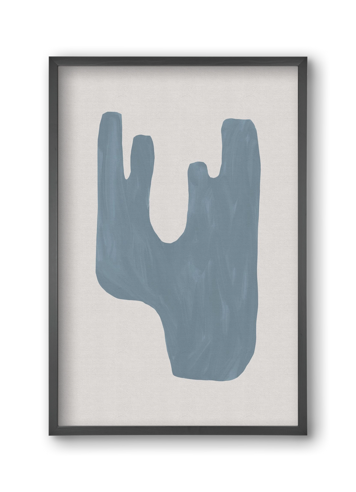 Mid Century Blue IV, 30x45 cm (30x45 cm), Fekete keret