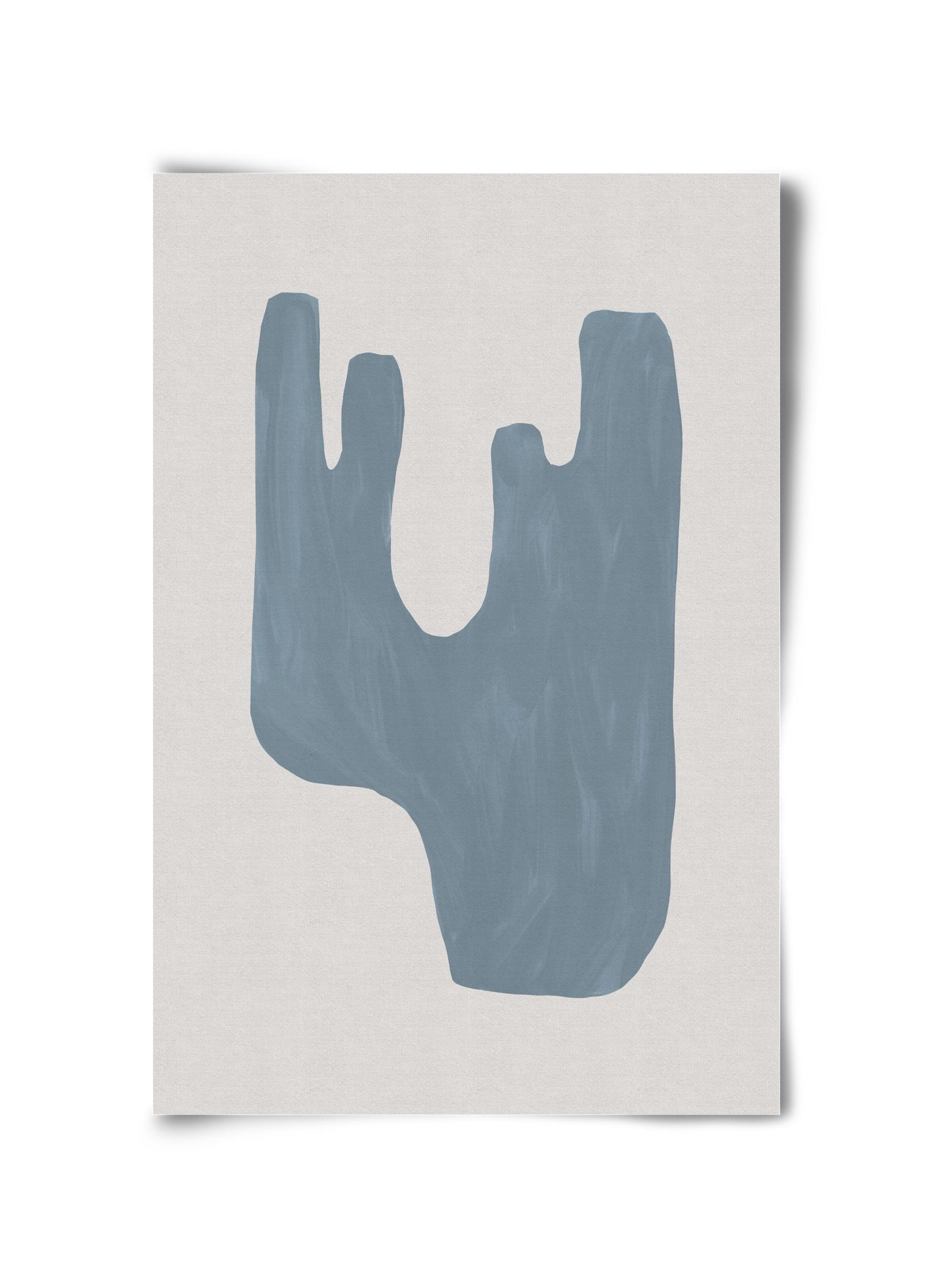 Mid Century Blue IV, 30x45 cm, Keret nélkül