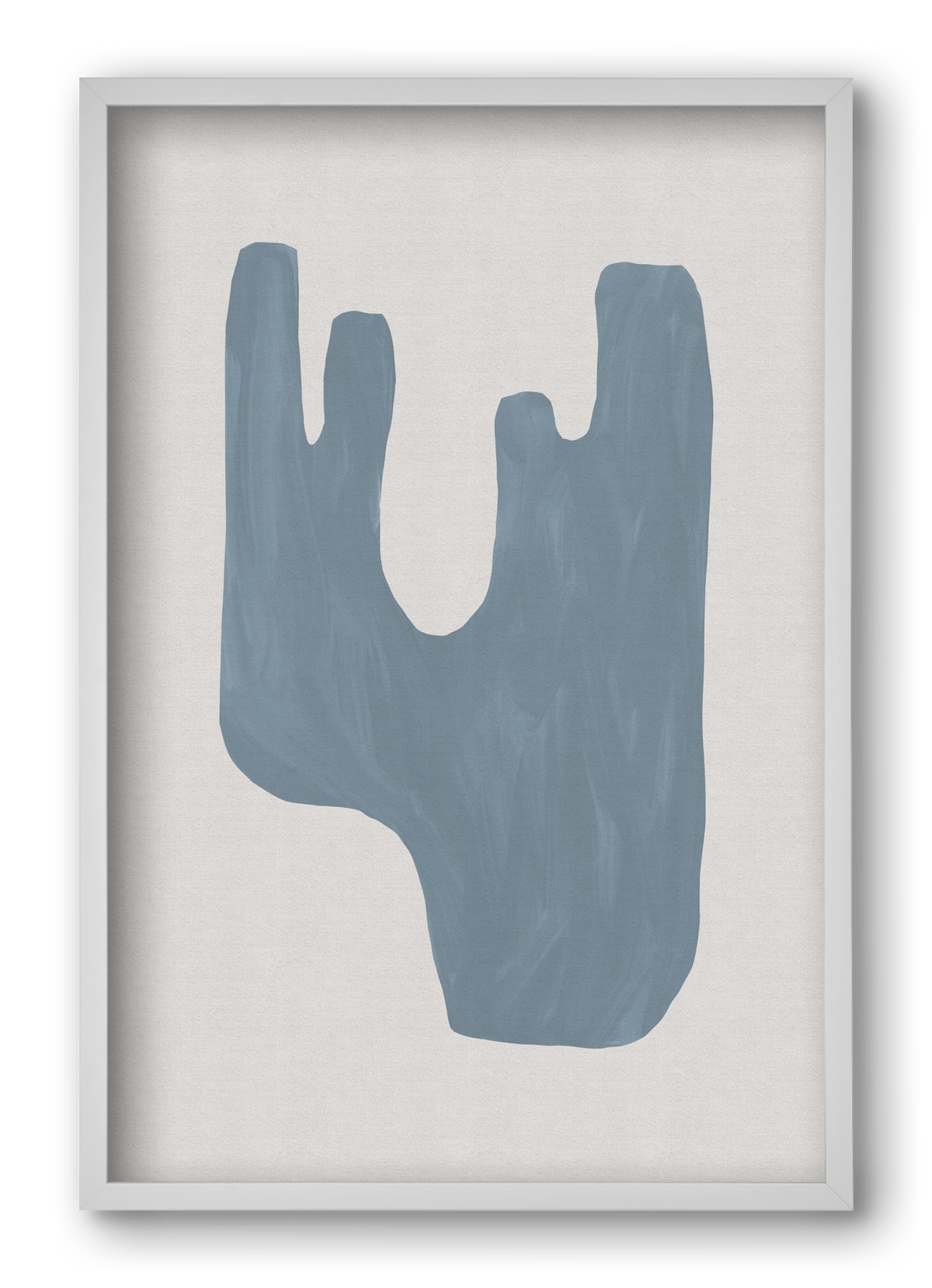 Mid Century Blue IV, 40x60 cm (40x60 cm), Fehér keret