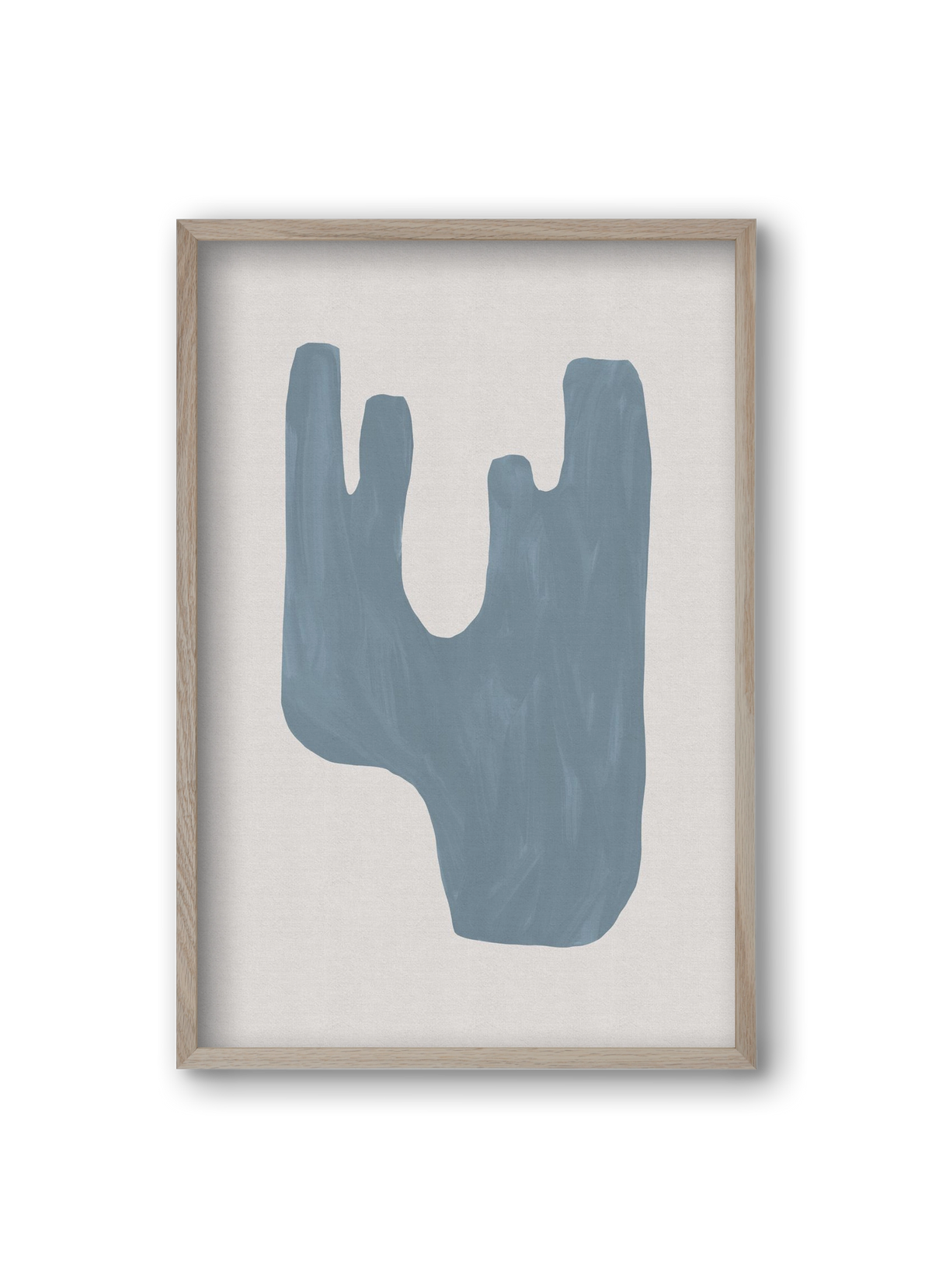 Mid Century Blue IV, 20x30 cm (20x30 cm), Tölgy keret