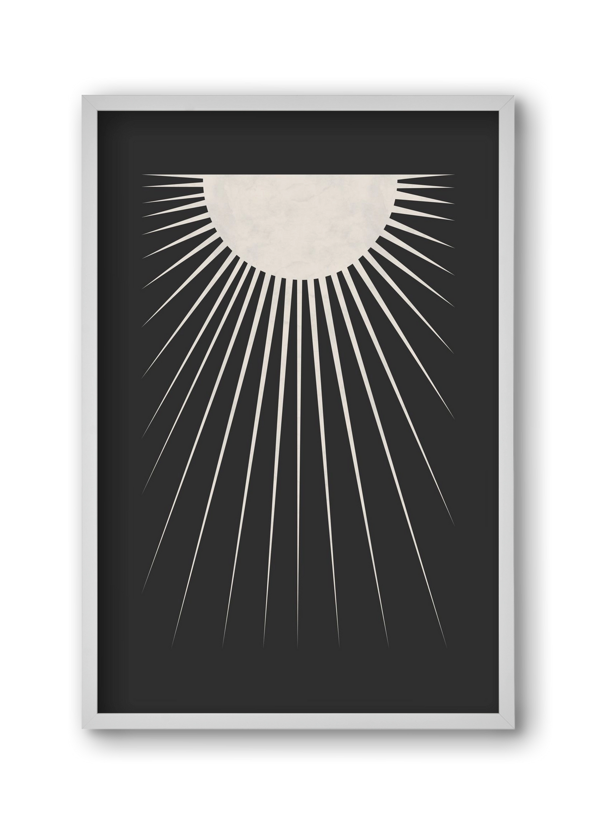 Minimal Moon, 30x45 cm (30x45 cm), Fehér keret