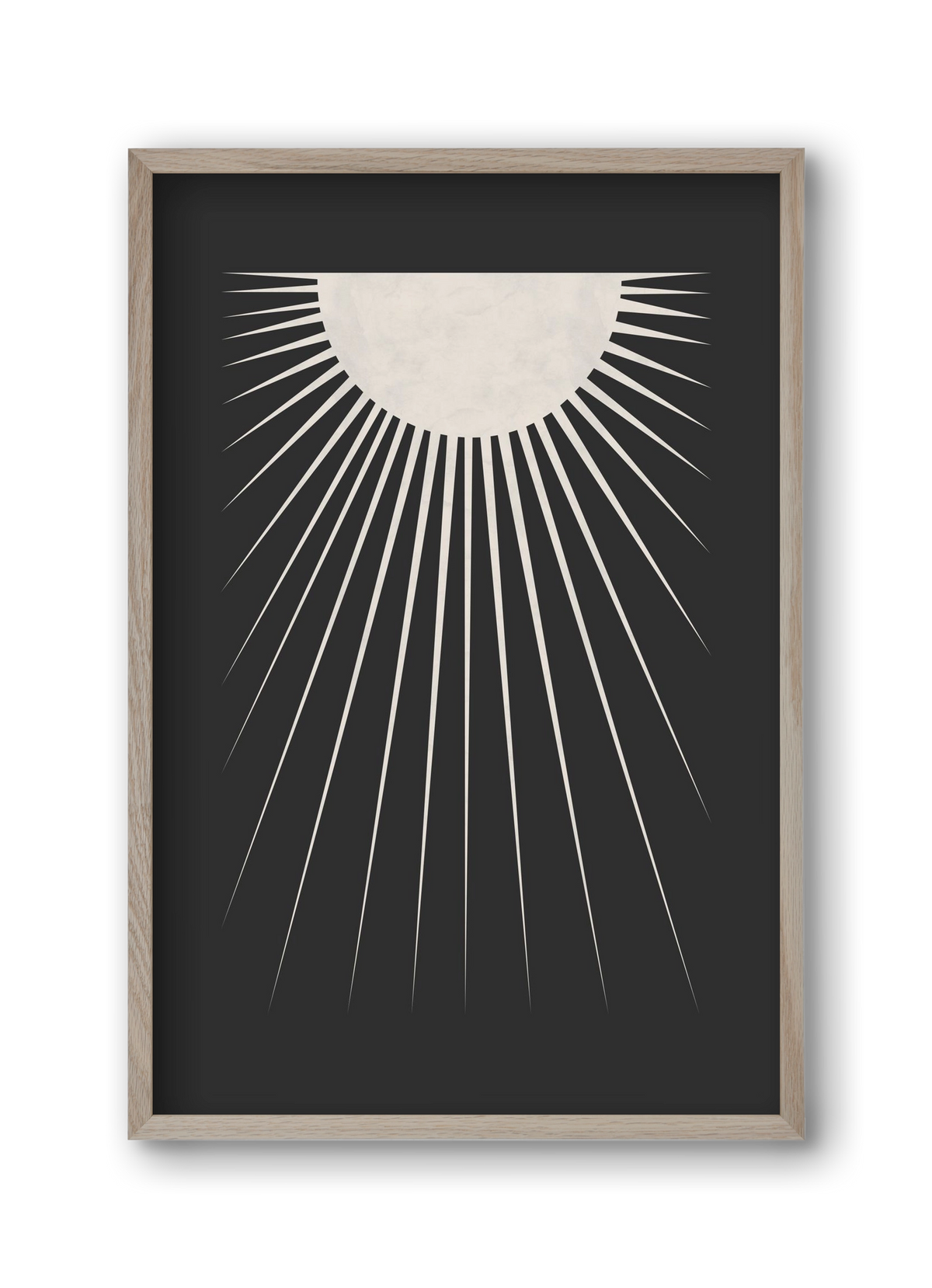 Minimal Moon, 30x45 cm (30x45 cm), Tölgy keret