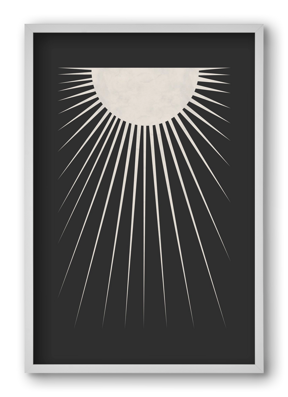 Minimal Moon, 40x60 cm (40x60 cm), Fehér keret