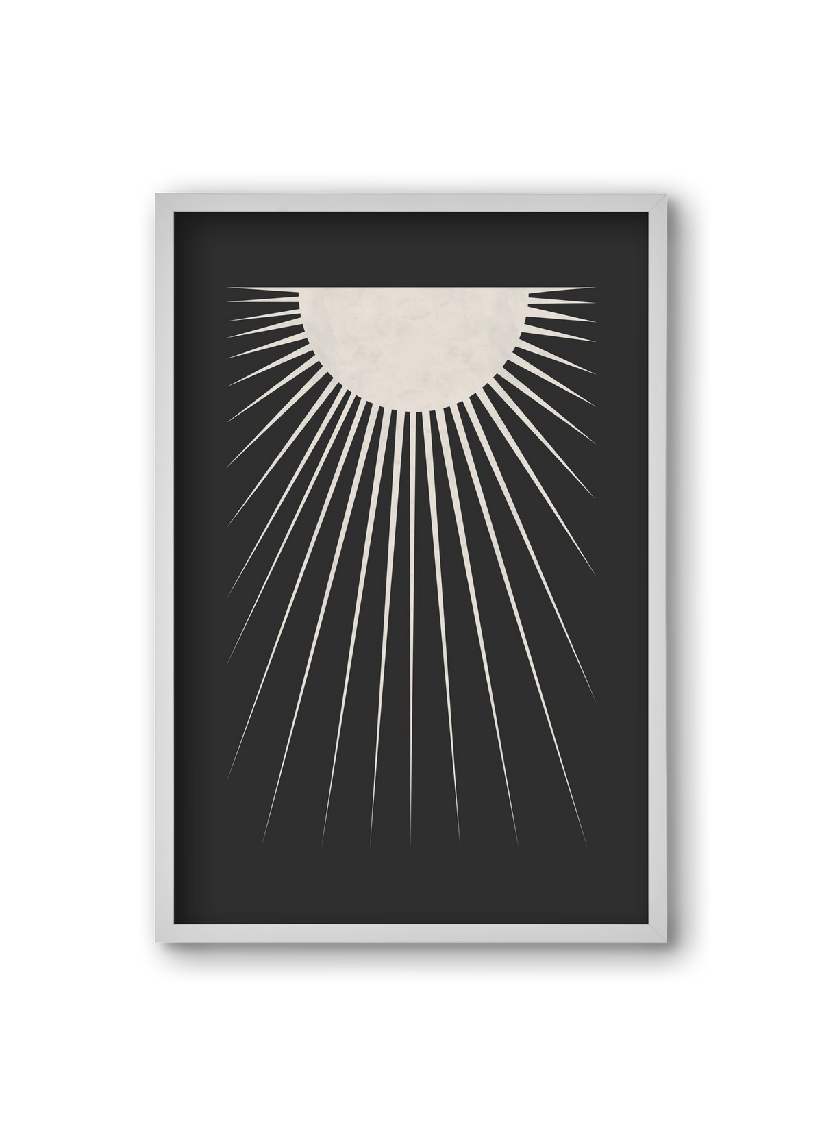 Minimal Moon, 20x30 cm (20x30 cm), Fehér keret