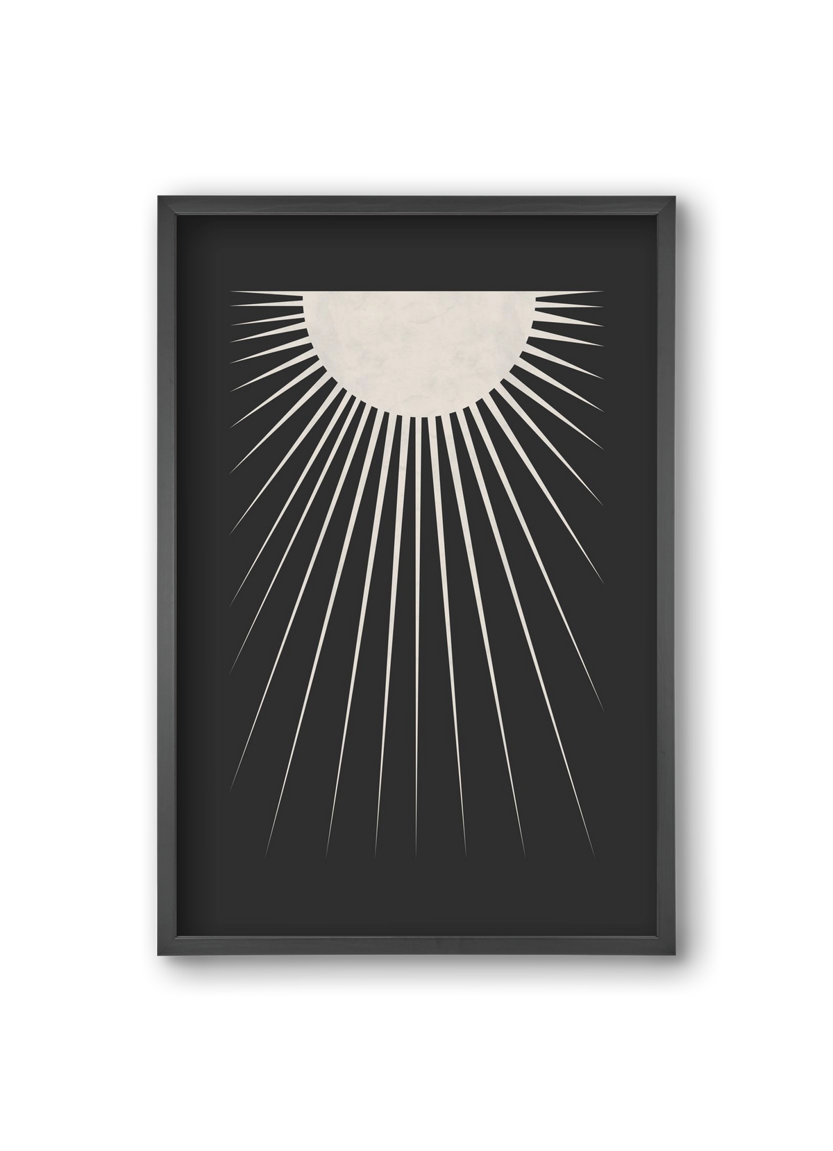 Minimal Moon, 20x30 cm (20x30 cm), Fekete keret