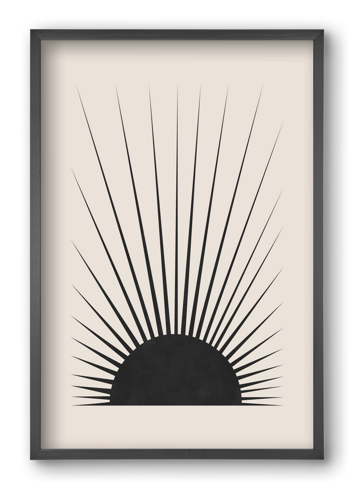 Minimal Sun, 40x60 cm (40x60 cm), Fekete keret