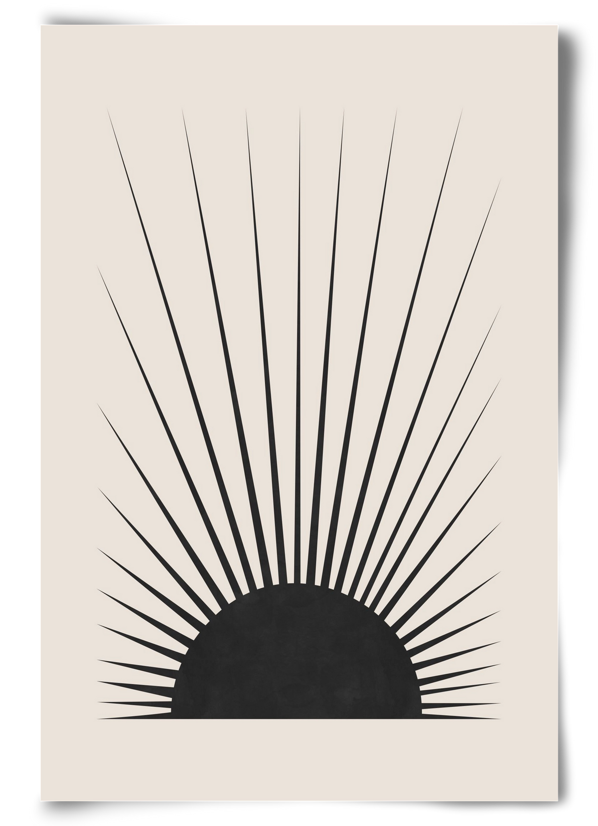 Minimal Sun, 60x90 cm, Keret nélkül