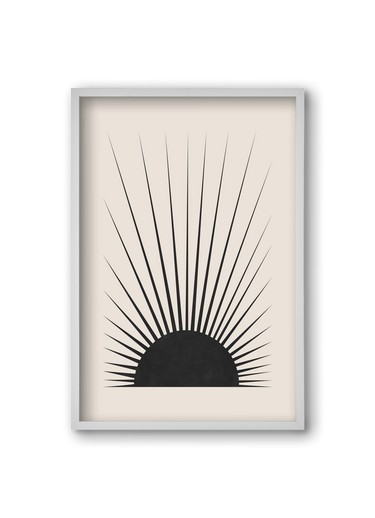 Minimal Sun, 20x30 cm (20x30 cm), Fehér keret