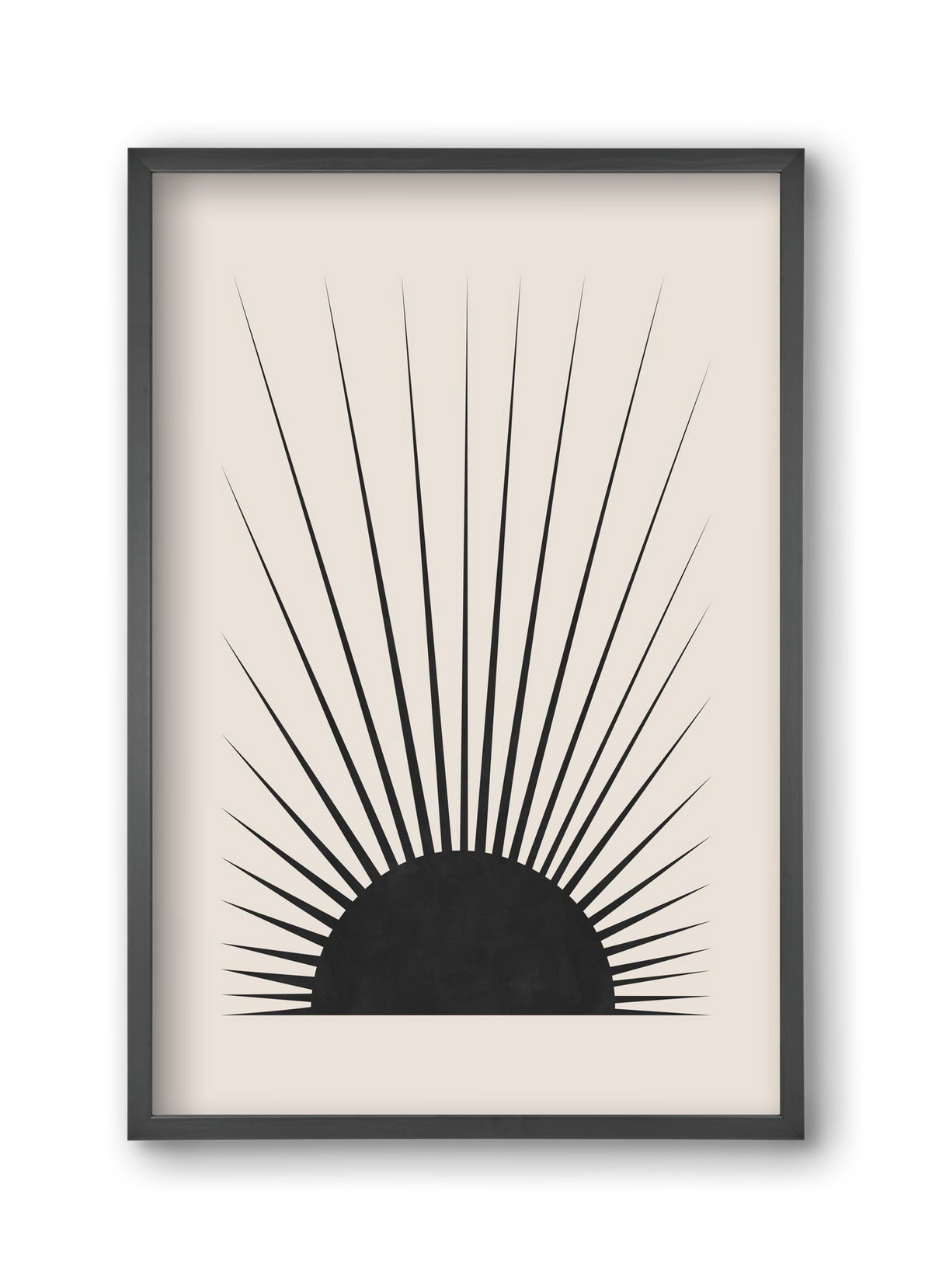 Minimal Sun, 30x45 cm (30x45 cm), Fekete keret
