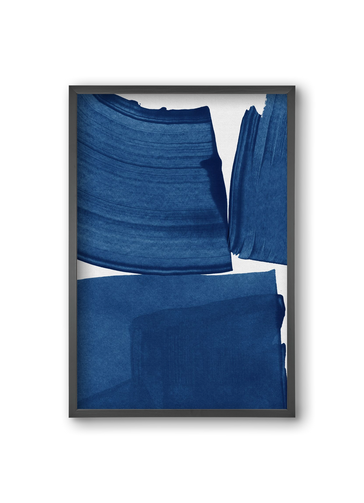 Modern Painting Blue I, 20x30 cm (20x30 cm), Fekete keret