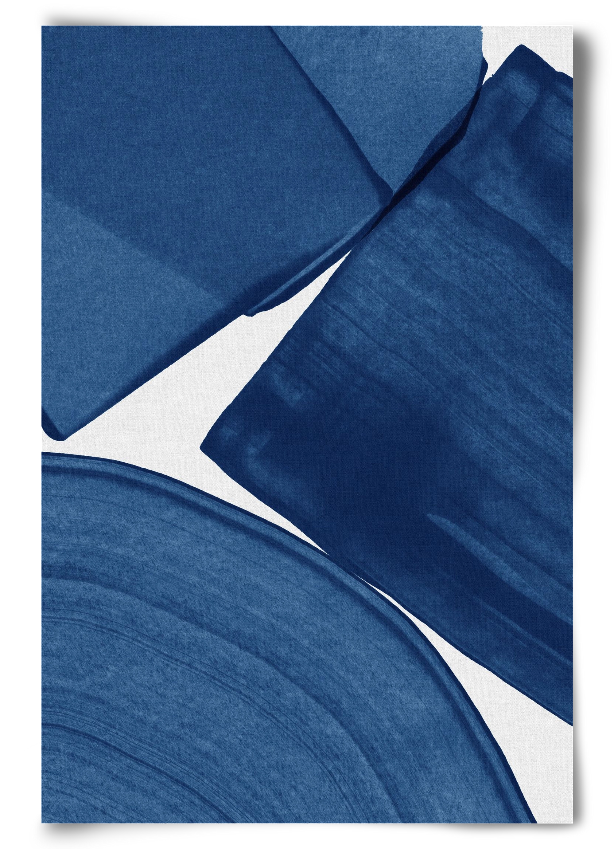 Modern Painting Blue II, 60x90 cm, Keret nélkül