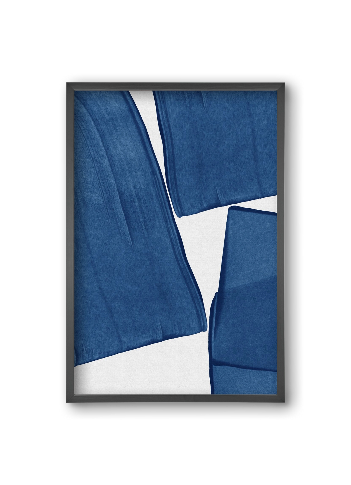 Modern Painting Blue III, 20x30 cm (20x30 cm), Fekete keret