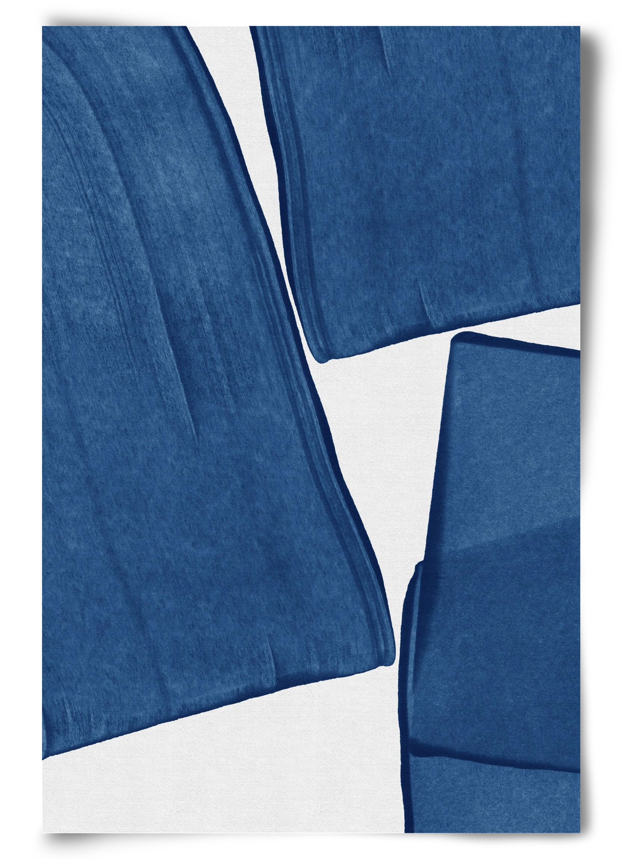 Modern Painting Blue III, 60x90 cm, Keret nélkül