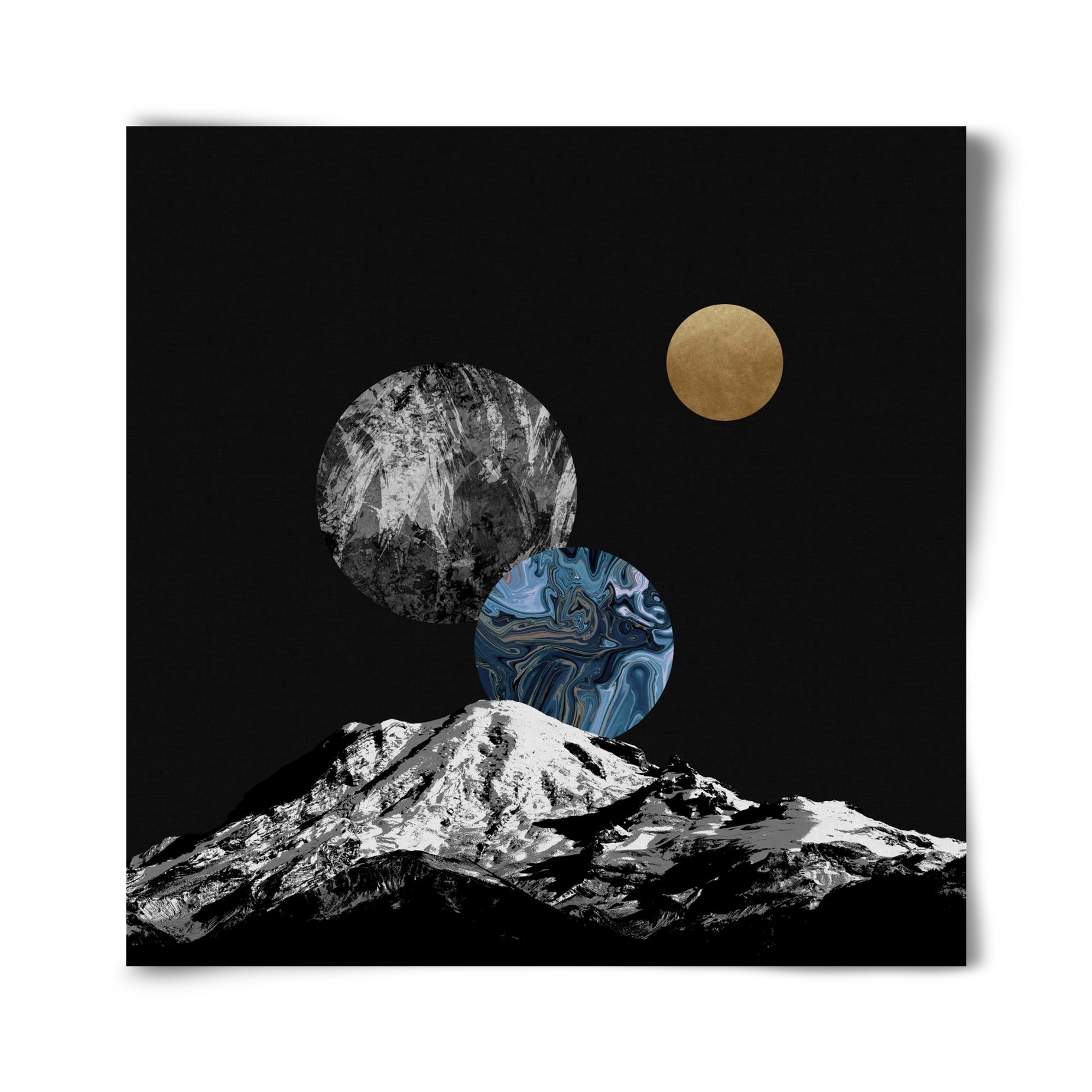 Space II, 40x40 cm, Keret nélkül