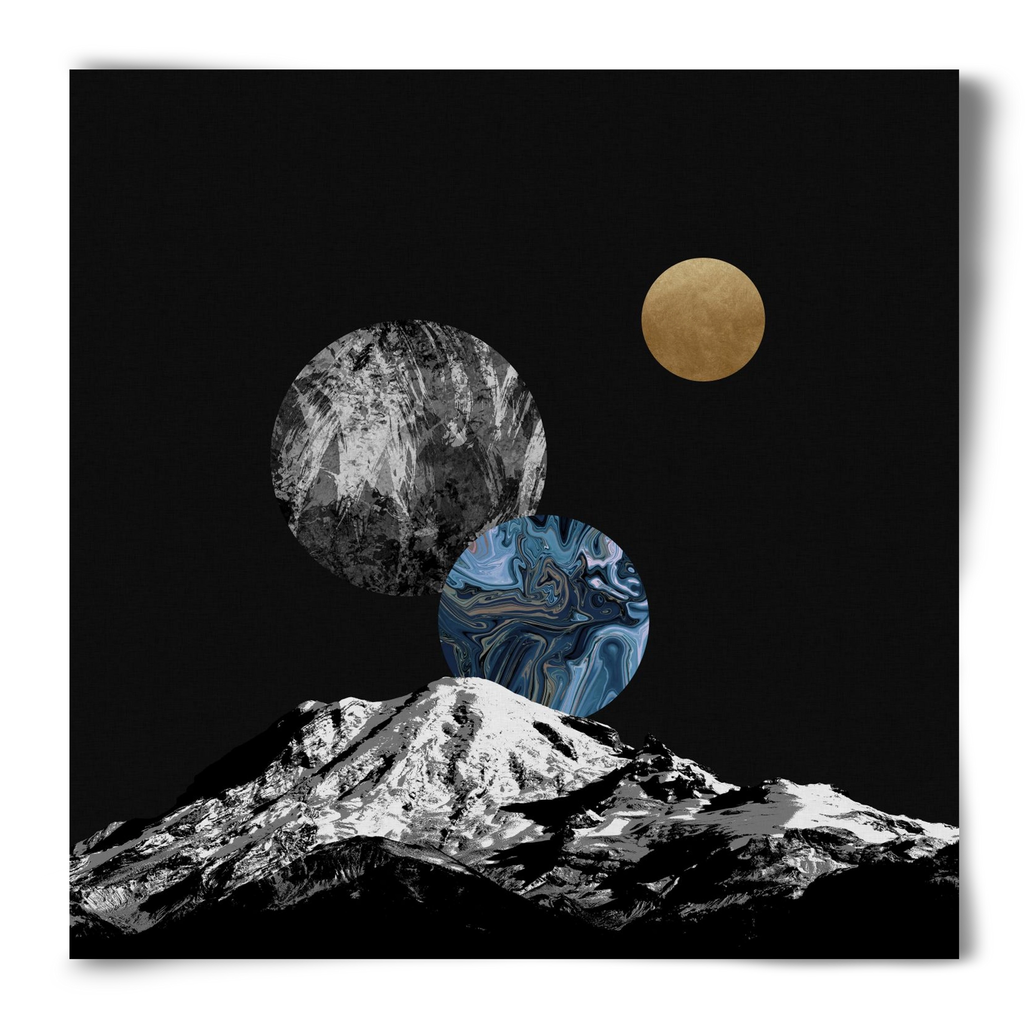 Space II, 50x50 cm, Keret nélkül