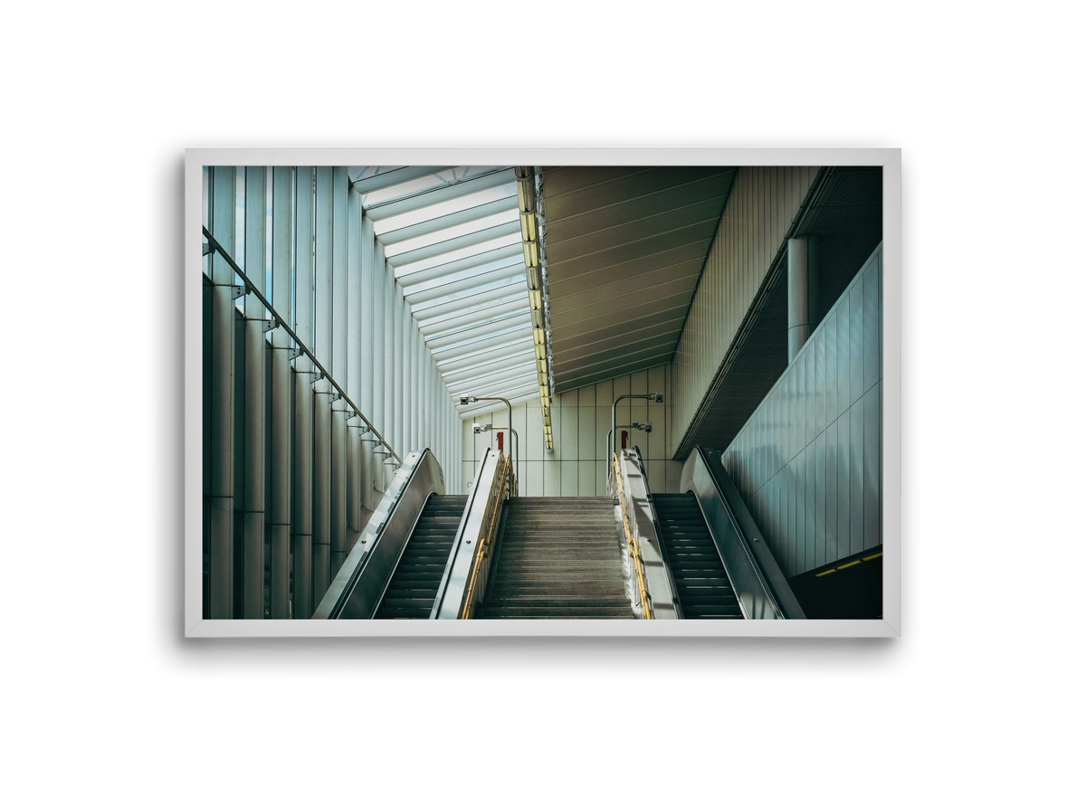 Pathway, 30x20 cm (30x20 cm), Fehér keret