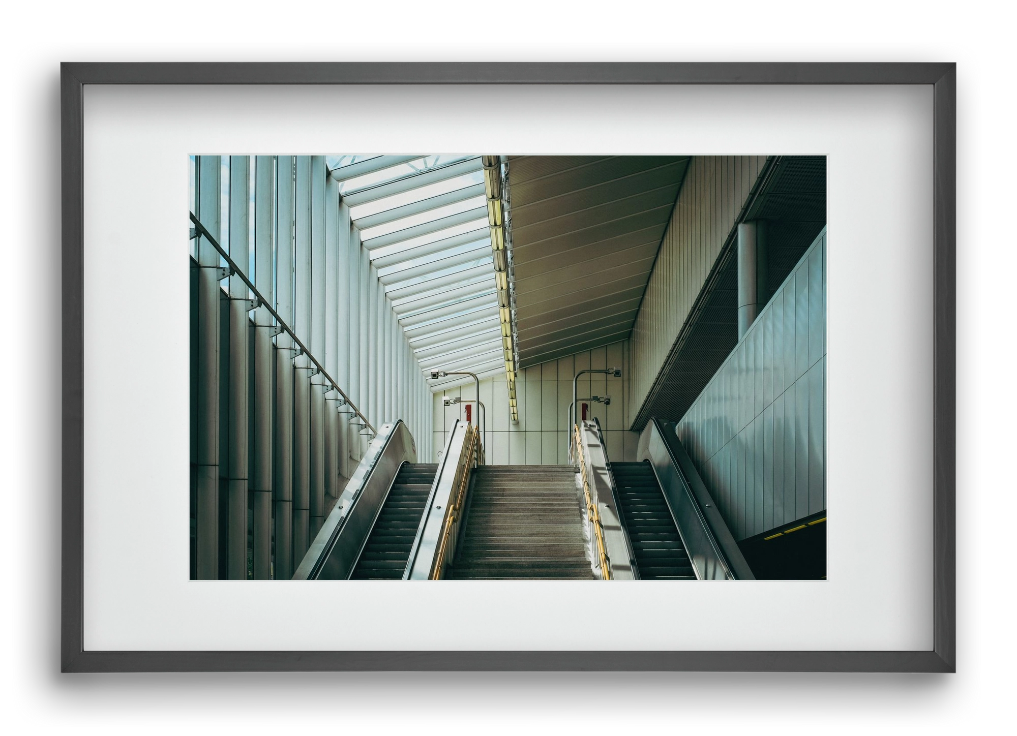 Pathway, 60x40 cm (45x30 cm), Fekete keret, paszpartuval