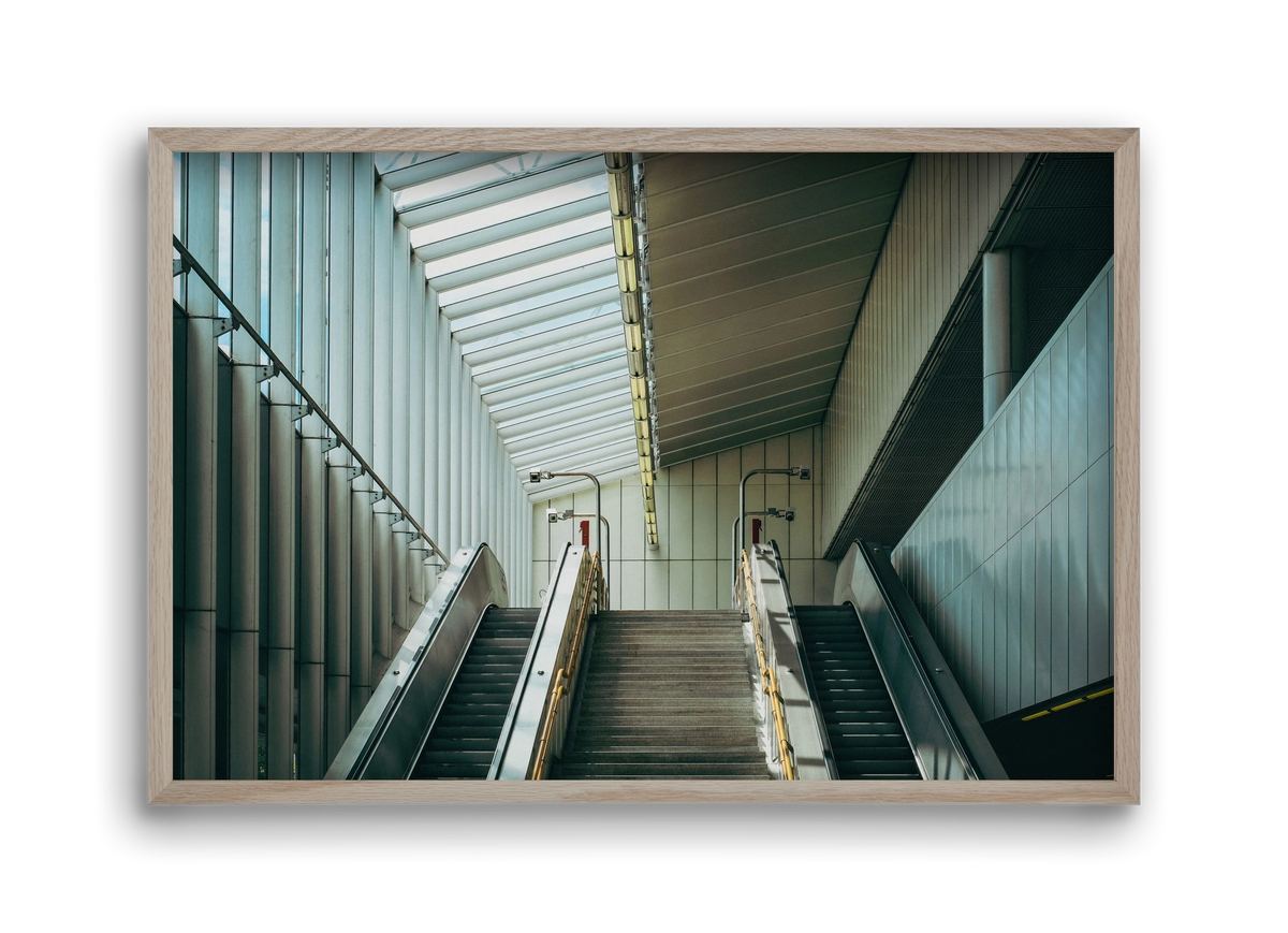 Pathway, 45x30 cm (45x30 cm), Tölgy keret