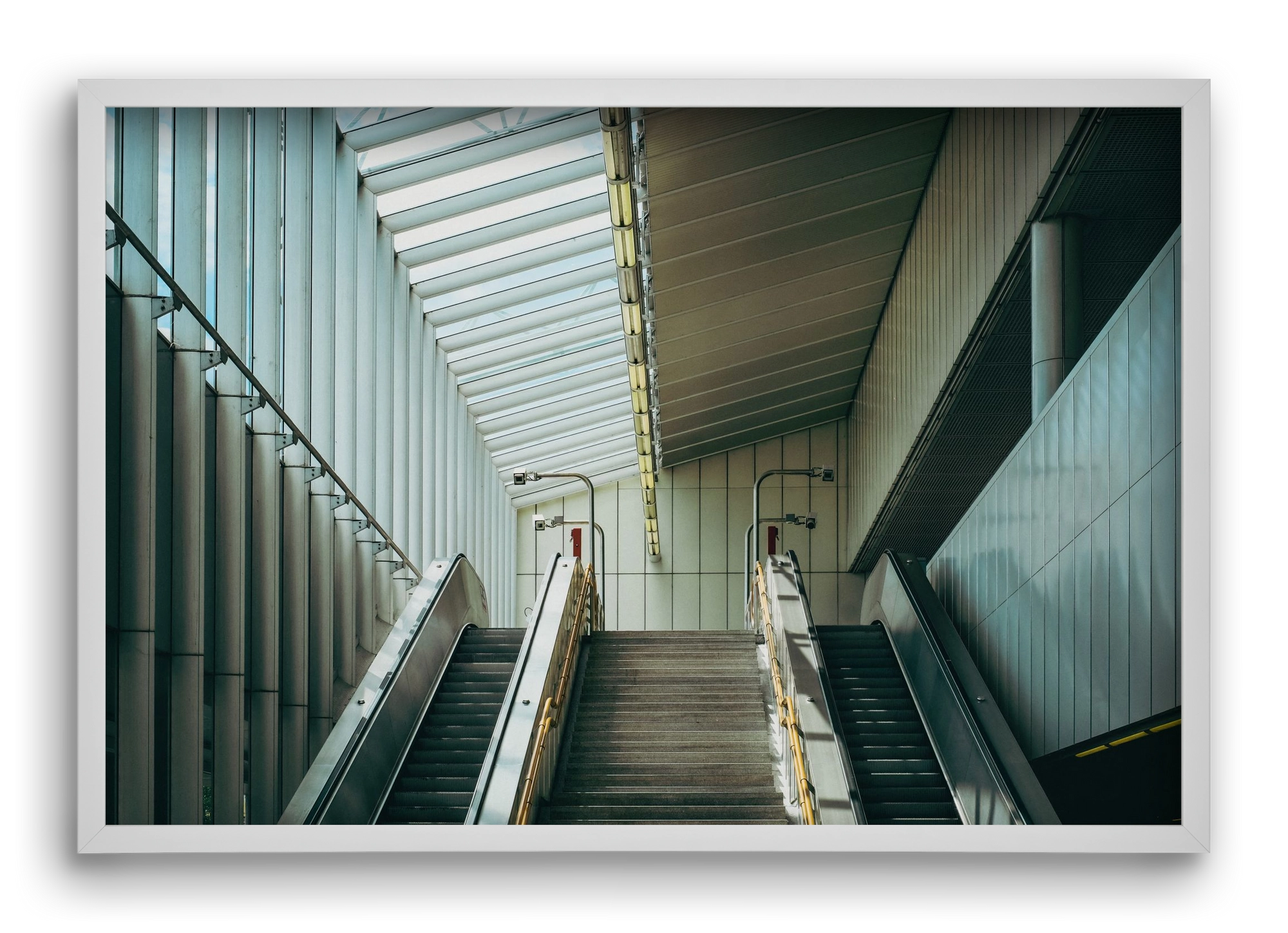 Pathway, 60x40 cm (60x40 cm), Fehér keret